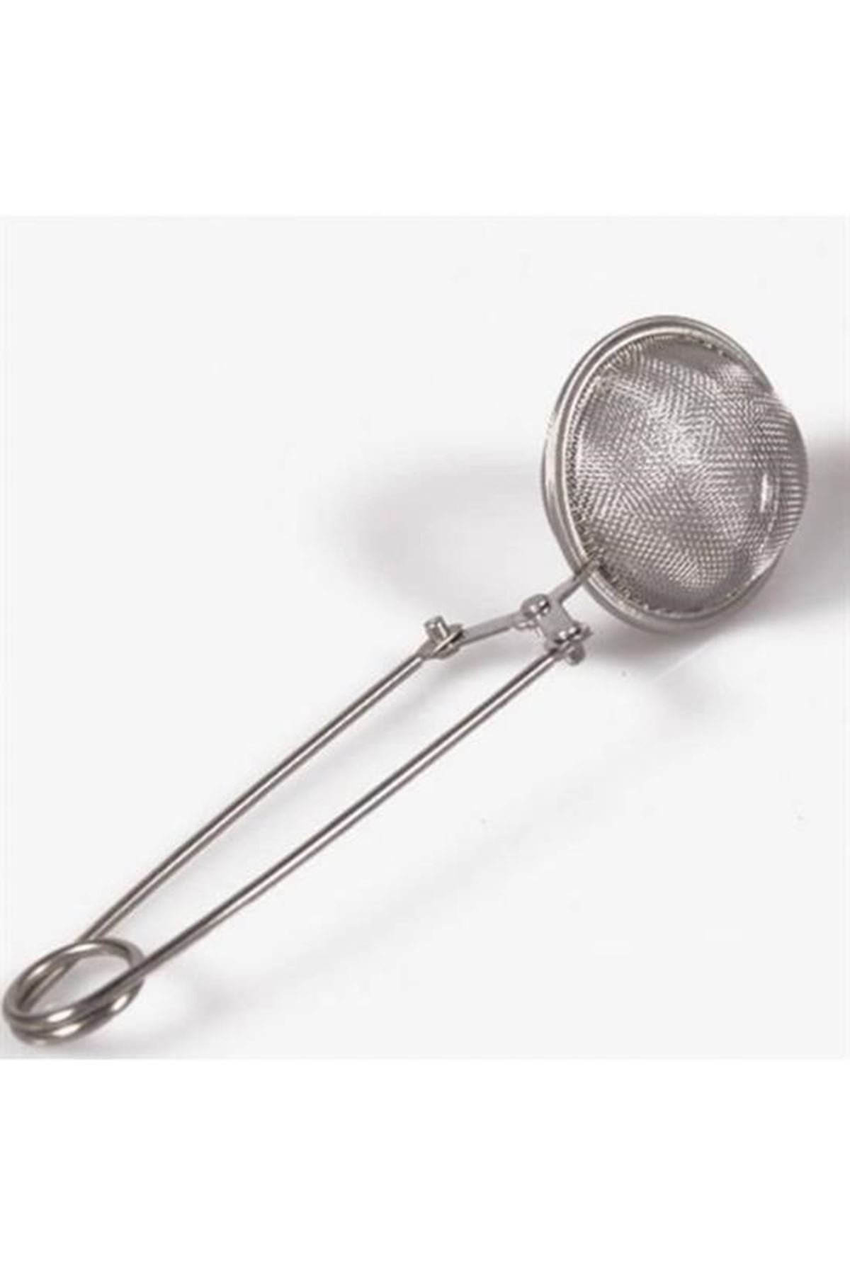 Tbl Dekor® Paslanmaz Metal Pratik Kolay Bitki Çayı Demleme Süzgeci Aparatı