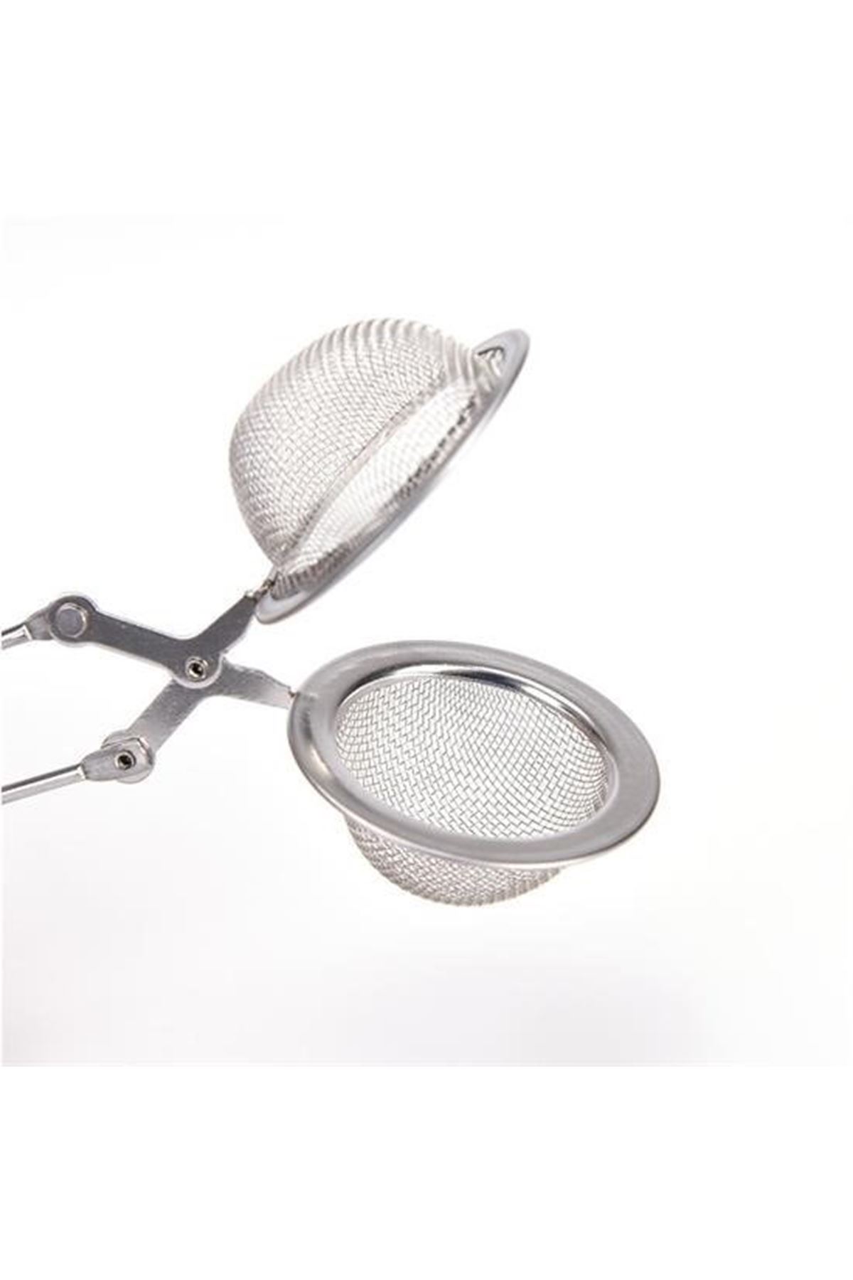 Tbl Dekor® Paslanmaz Metal Pratik Kolay Bitki Çayı Demleme Süzgeci Aparatı