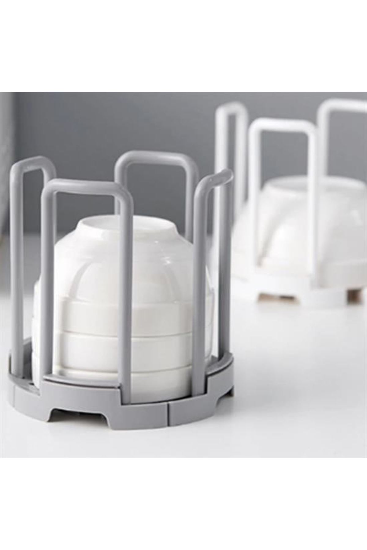 Tbl Dekor® Tabak Bardak Kase Standı Bulaşık Kurutma Tutucu Mutfak Düzenleyici Organizatör