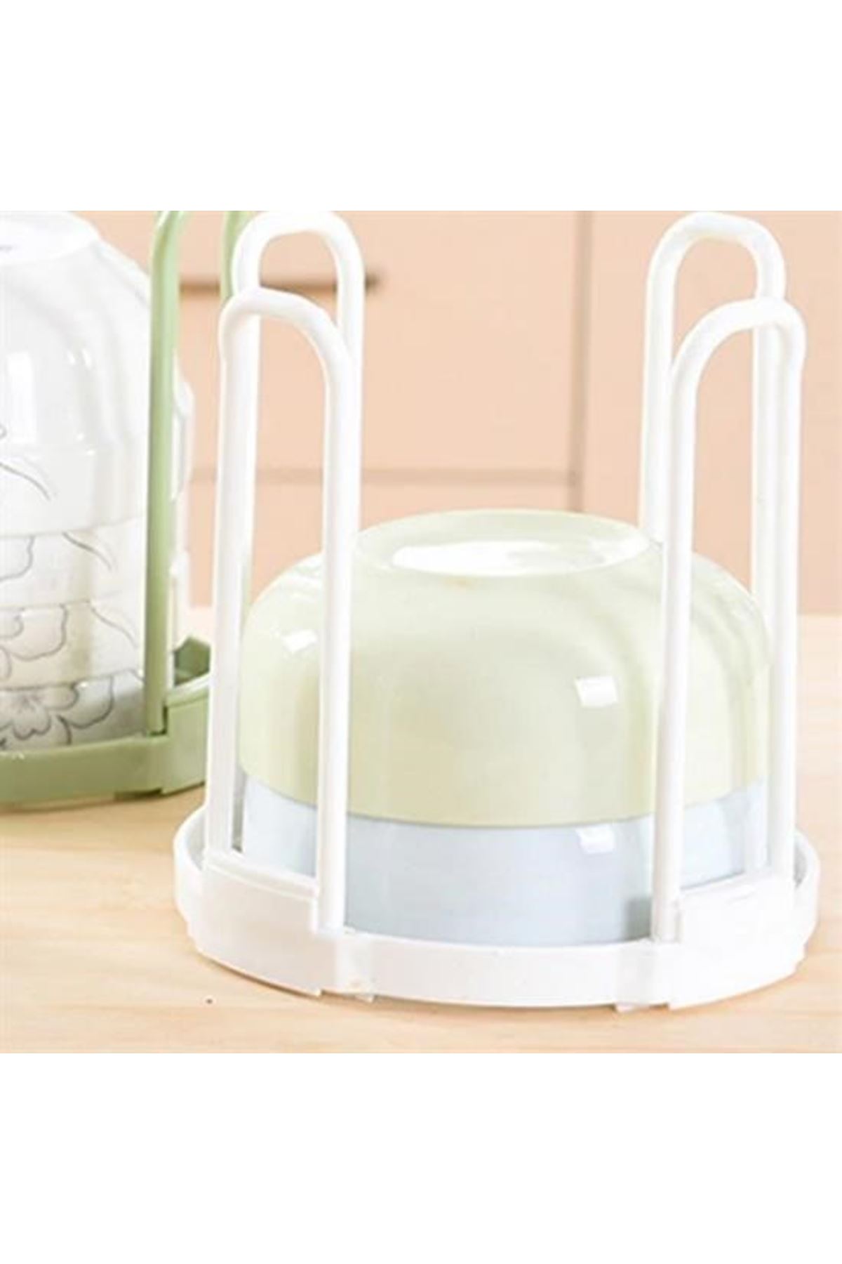 Tbl Dekor® Tabak Bardak Kase Standı Bulaşık Kurutma Tutucu Mutfak Düzenleyici Organizatör