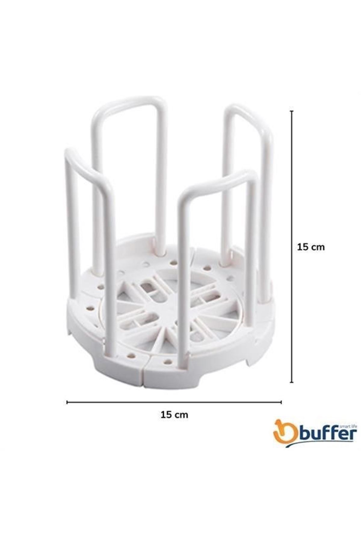 Tbl Dekor® Tabak Bardak Kase Standı Bulaşık Kurutma Tutucu Mutfak Düzenleyici Organizatör