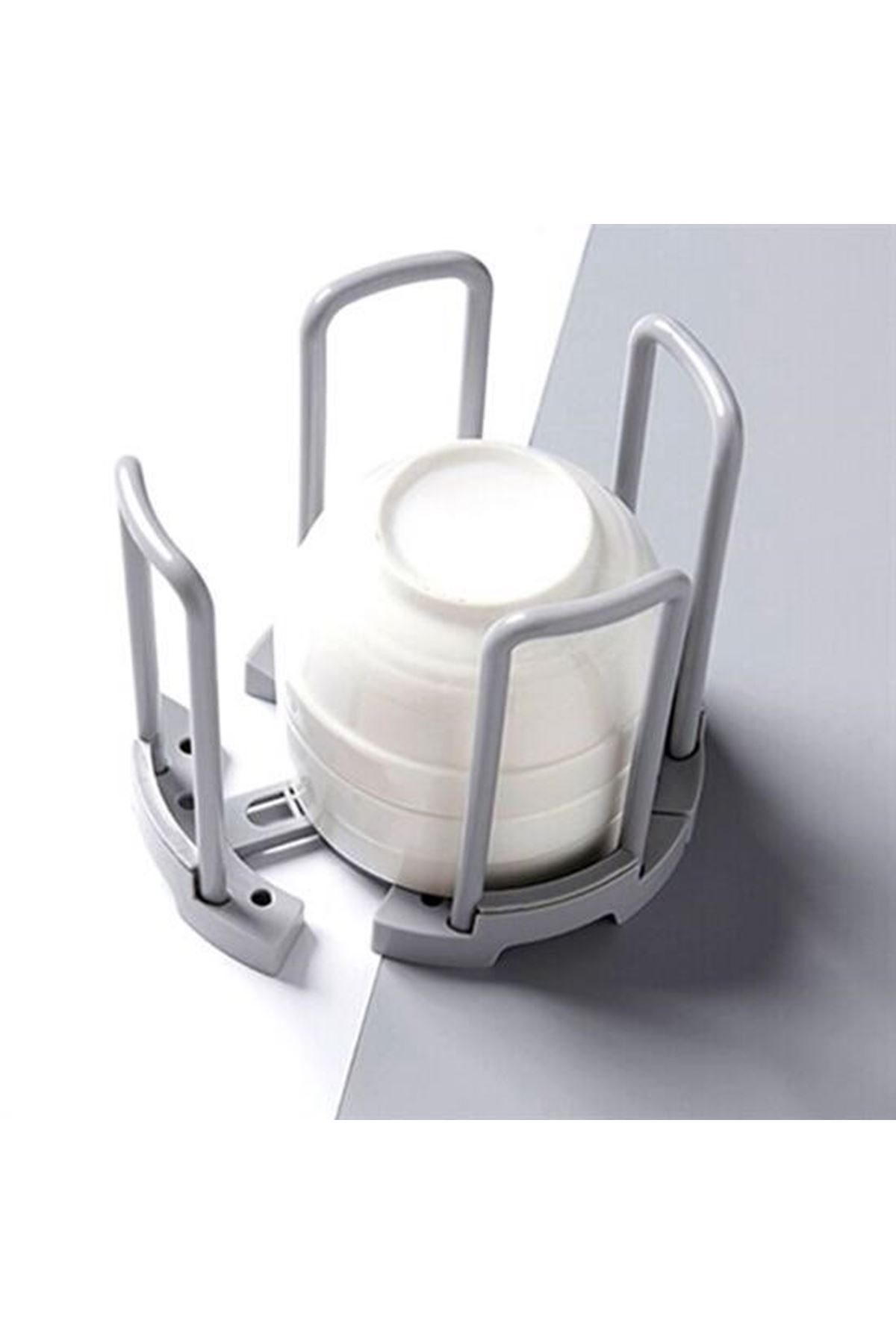 Tbl Dekor® Tabak Bardak Kase Standı Bulaşık Kurutma Tutucu Mutfak Düzenleyici Organizatör