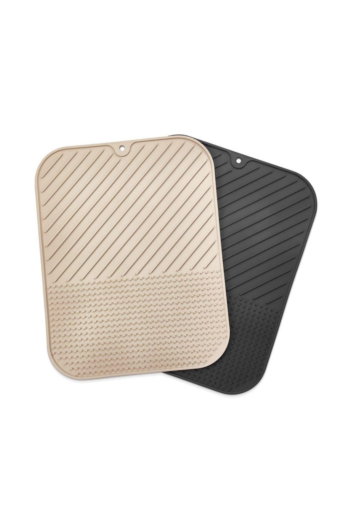 Tbl Dekor® Silikon Kaydırmaz Mutfak İçin Bulaşık Matı, Çok Amaçlı Kurutmalık 36x28cm