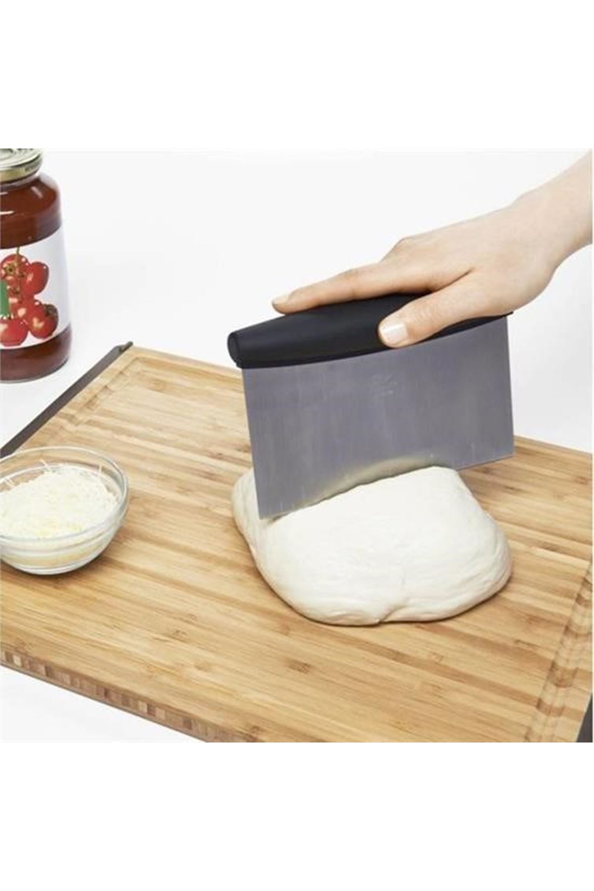 Tbl Dekor® Çelik Hamur Kesici Kazıyıcı Pasta Kek Dekorasyon Spatula Aleti