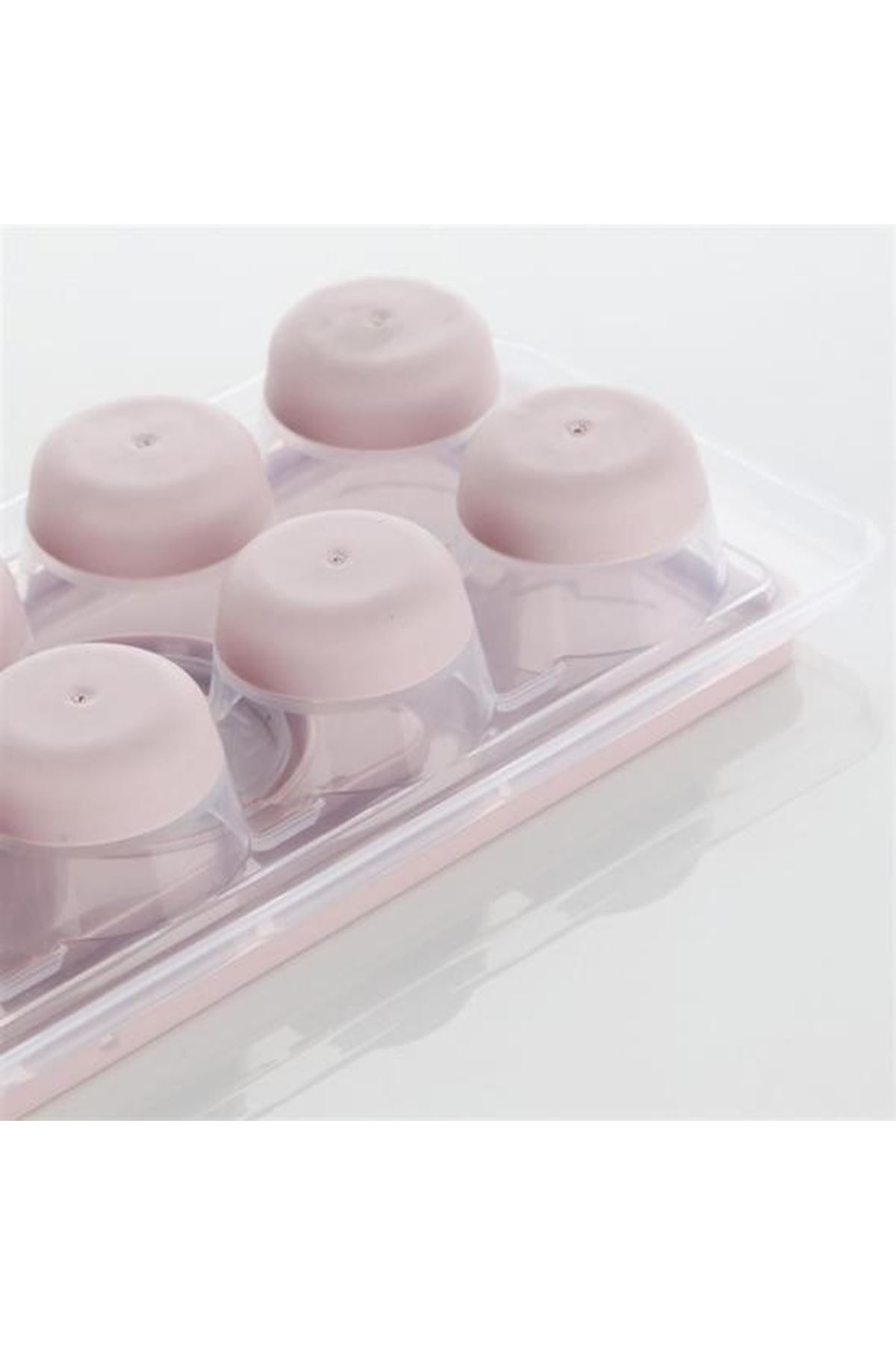 Tbl Dekor® 12li Kapaklı Yapışmaz Silikon Tabanlı Plastik Küp Buz Kalıbı