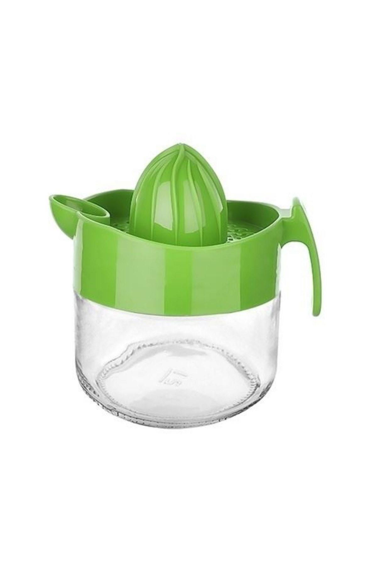 Tbl Dekor® 300ml Cam Hazneli Pratik Limon Narenciye Sıkacağı KC-405