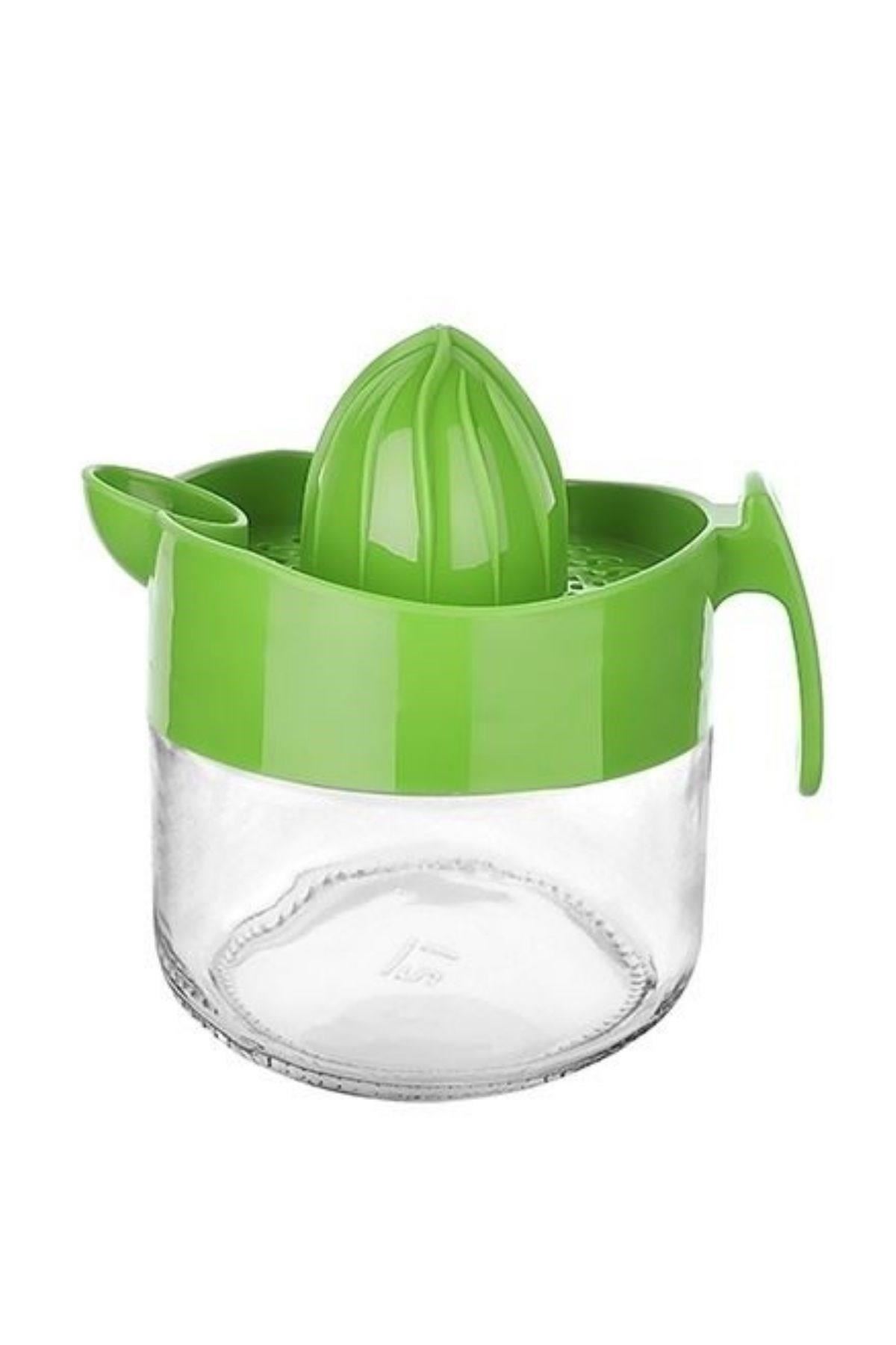 Tbl Dekor® 300ml Cam Hazneli Pratik Limon Narenciye Sıkacağı KC-405