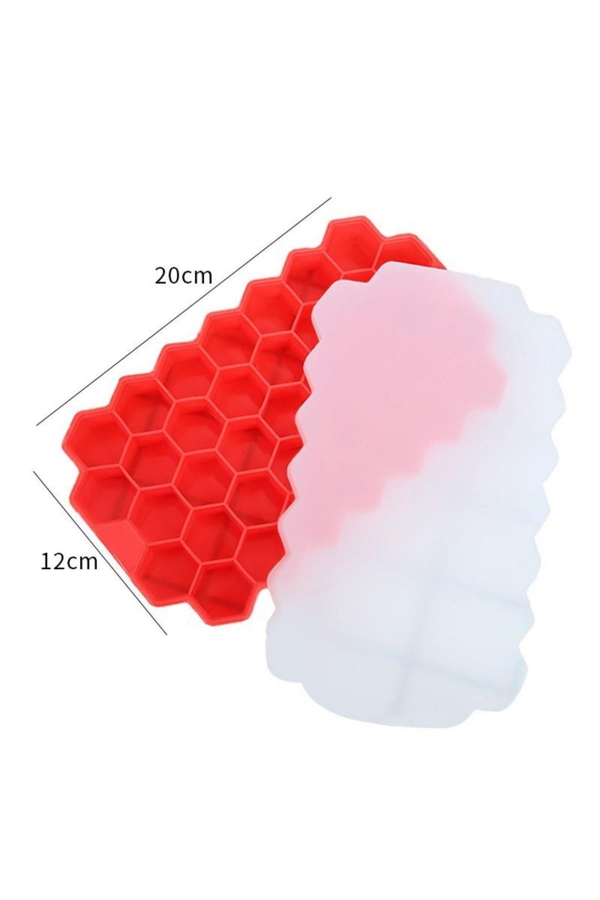 Tbl Dekor® 37 Bölmeli Slikon Petek Şeklinde Buz Kalıbı