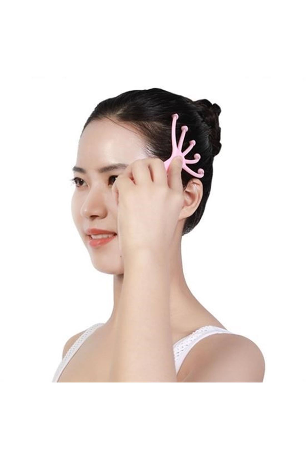 Tbl Dekor® Çok Fonksiyonlu 5 Uçlu Bilyeli Baş Boyun Bacak Kol Masaj Alet Rahatlatıcı Kafa Masaj Aparatı