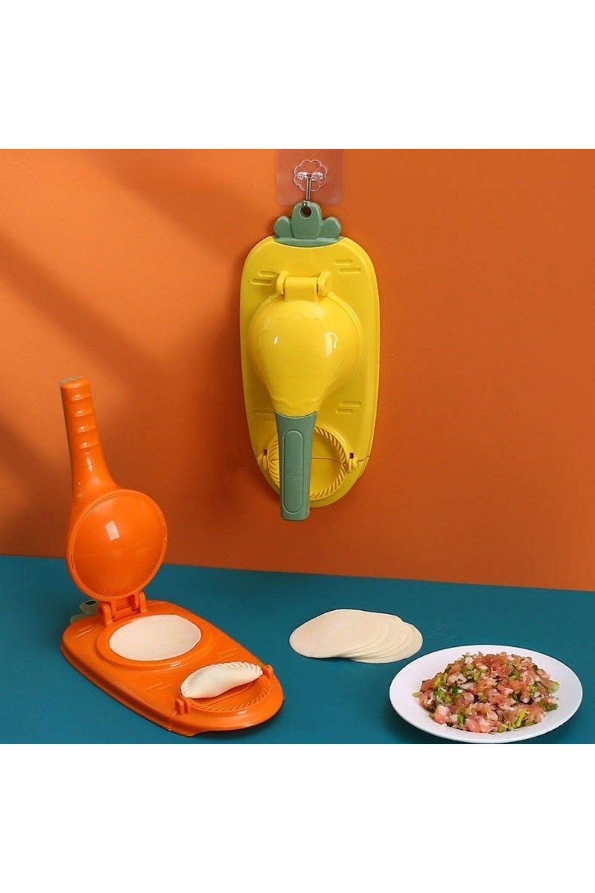 Tbl Dekor® Havuç Tasarımlı Şık  Pratik  Börek Mantı Hamuru Presleme  Börek Yapma Kalıbı