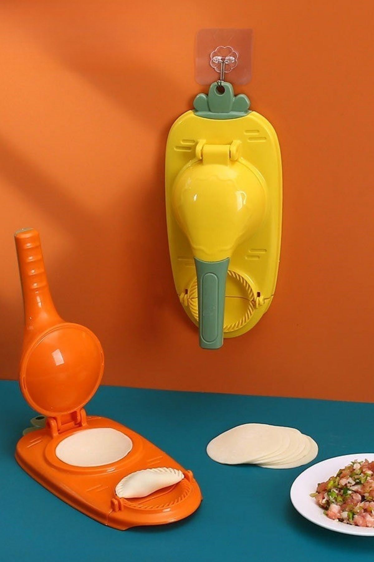 Tbl Dekor® Havuç Tasarımlı Şık  Pratik  Börek Mantı Hamuru Presleme  Börek Yapma Kalıbı