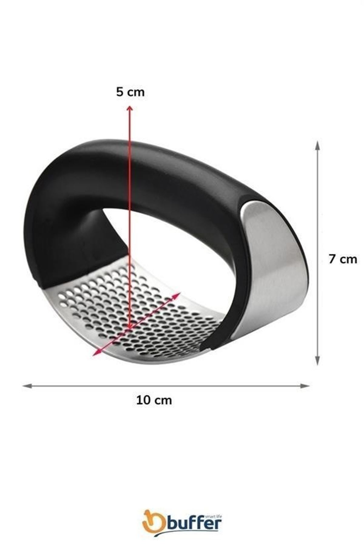 Tbl Dekor® Yeni Sarımsak Ezici Paslanmaz Çelik Garlic Press