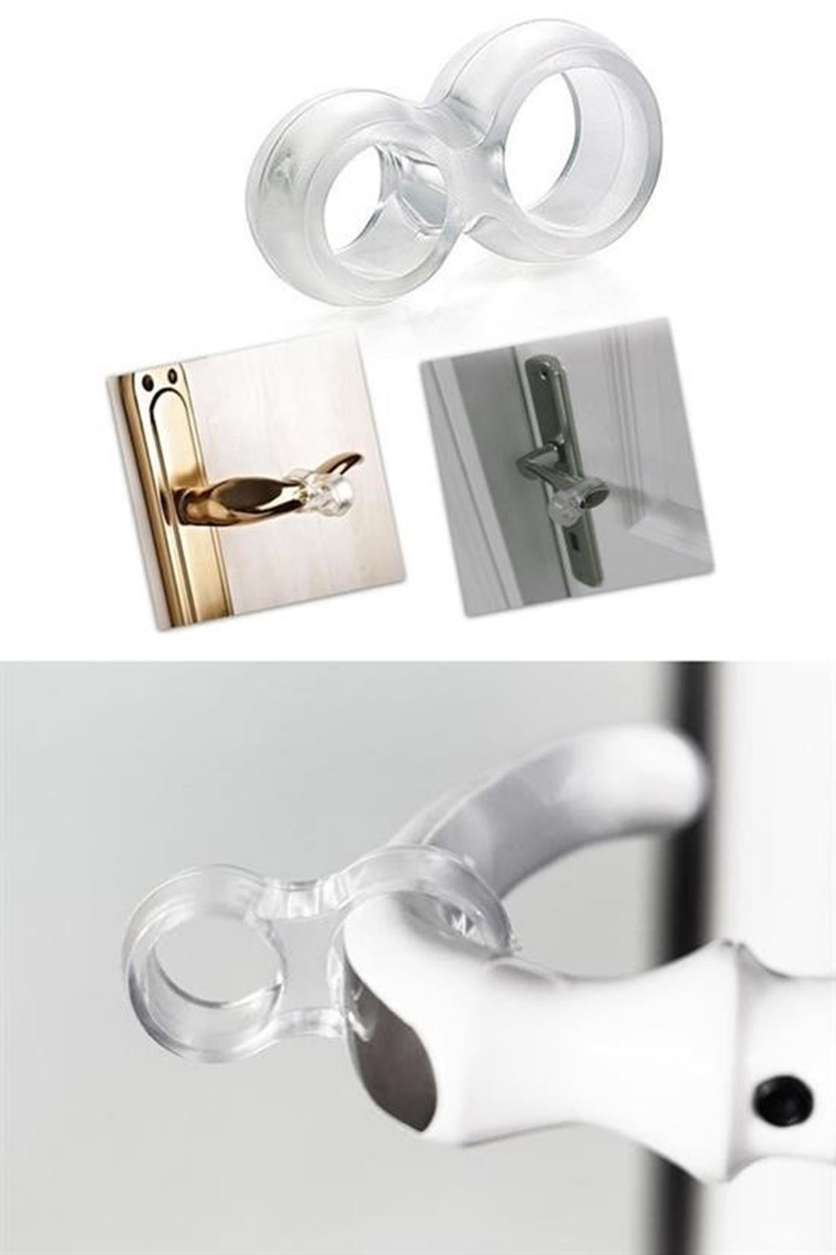 Tbl Dekor® Silikon Kapı & Pencere Vurma Önleyici Stoper Kapı Tamponu 4 Adet