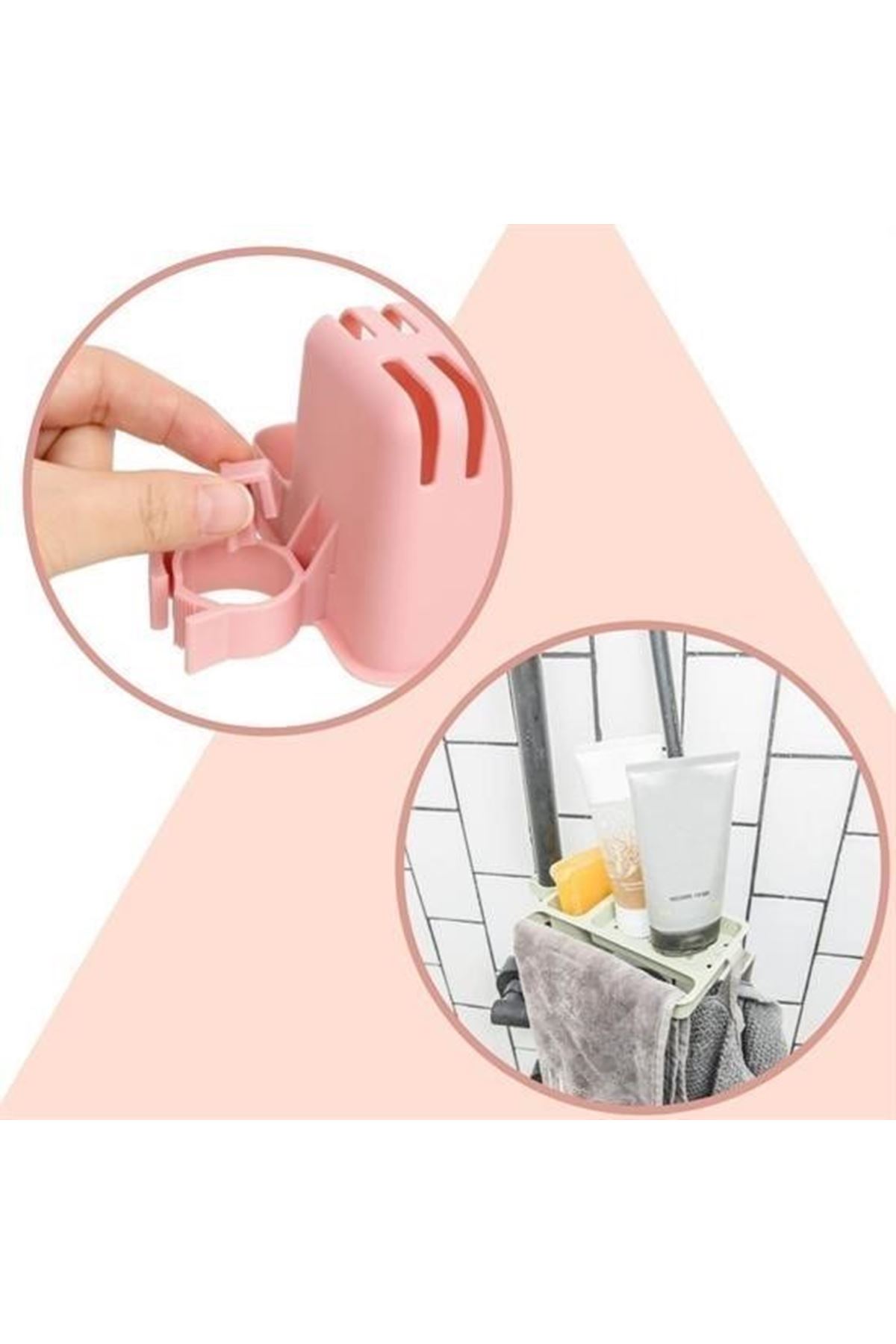 Tbl Dekor® Musluğa Takılan Sünger Havlu Askılı Sabun Hazneli mutfak Banyo Lavabo Düzenleyici Organizer