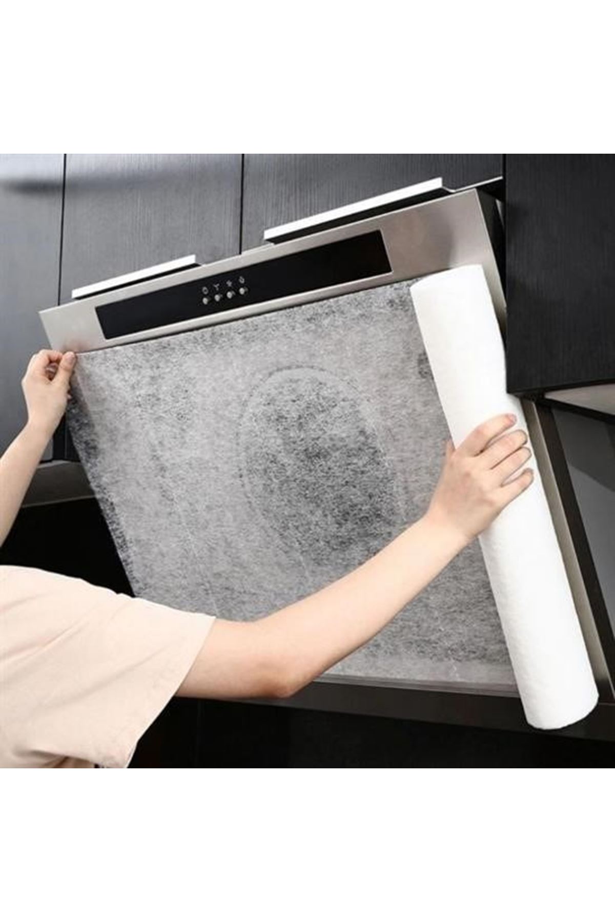 Tbl Dekor® 2li Yağ Emici Duman Önleyici Pratik Mutfak Davlumbaz Koruyucu Dayanıklı Yedek Filtre 45x90cm
