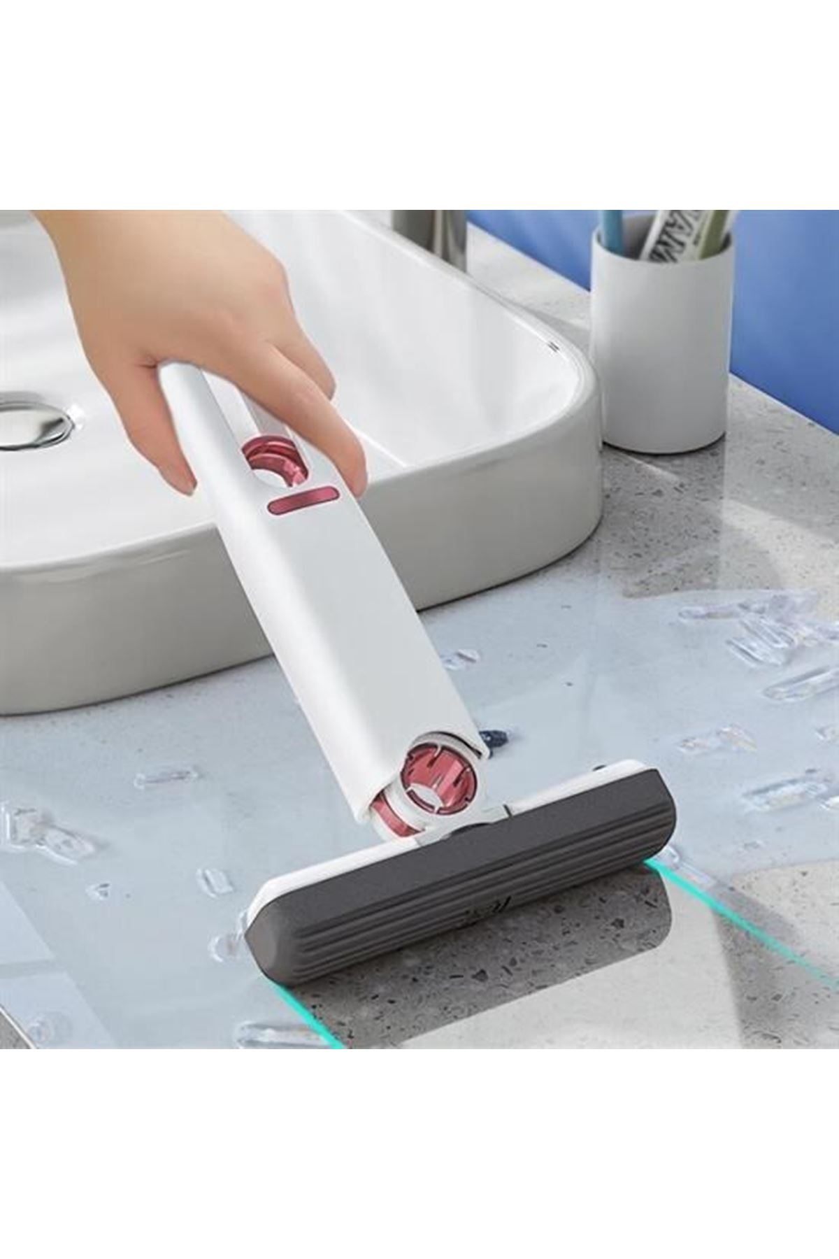 Tbl Dekor® Çok Amaçlı Cam Fayans Mini Temizlik Mopu Fırçası