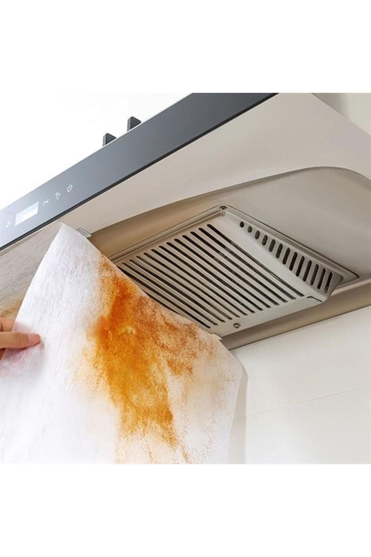 Tbl Dekor® 2li Yağ Emici Duman Önleyici Pratik Mutfak Davlumbaz Koruyucu Dayanıklı Yedek Filtre 45x90cm