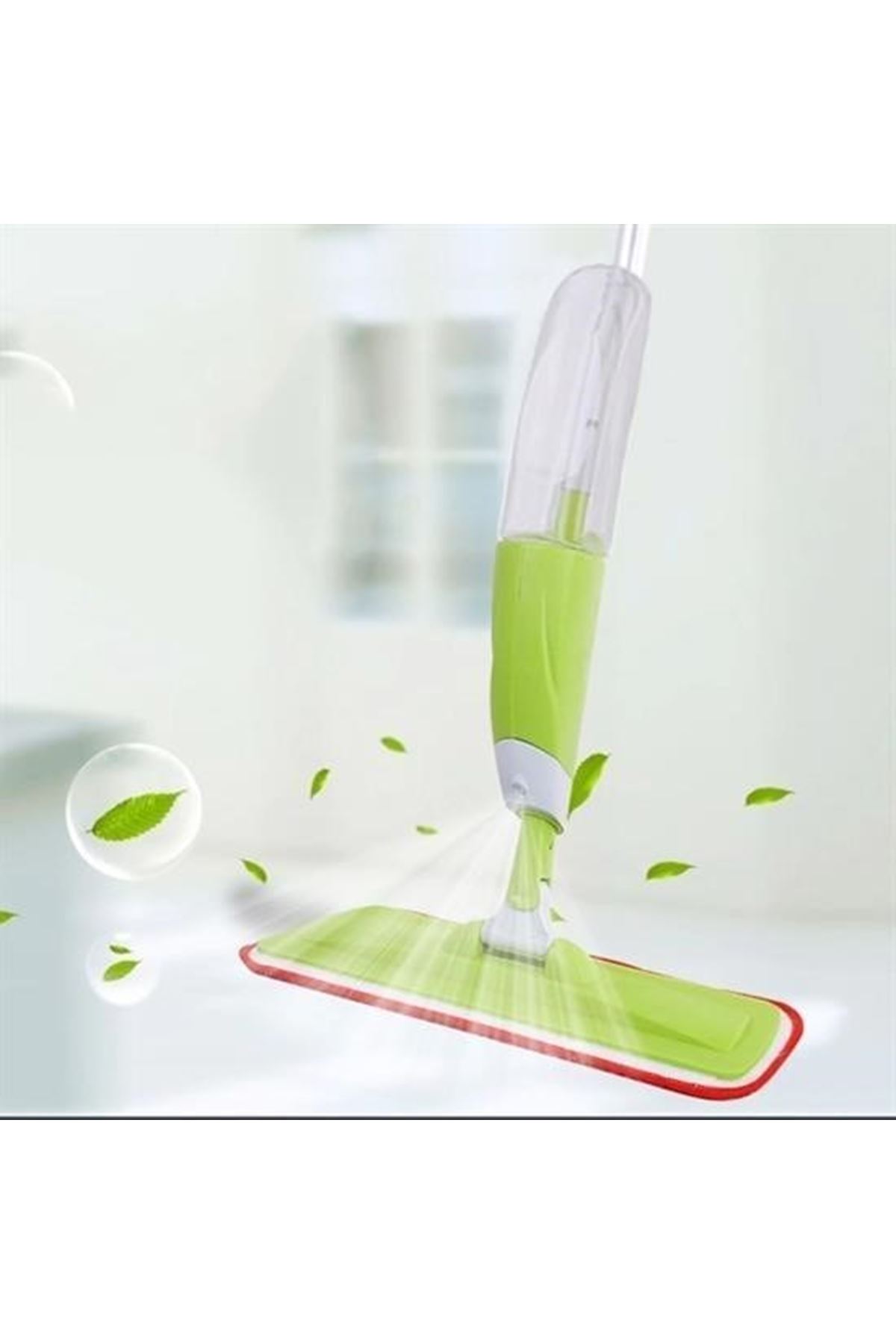 Tbl Dekor® Döner Başlıklı Spreyli Mop Parke Ahşap Fayans Temizleyici Su Hazneli Sihirli Paspas