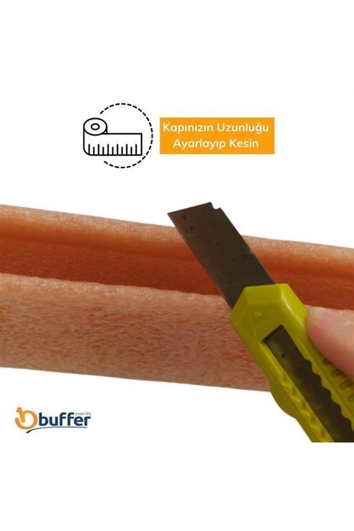 Tbl Dekor®  4 Adet Kapı Toz Rüzgar Önleyici Isı Yalıtımı Sağlayan Sızdırmaz Strafor