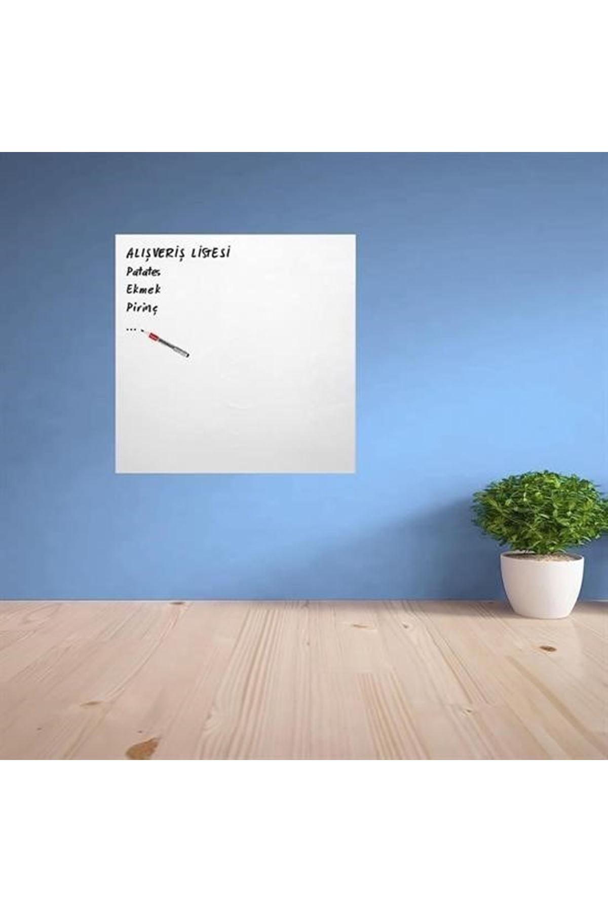 Tbl Dekor® Ders Çalışma Yazı Tahtası Manyetik Mıknatıslı Duvar Stickerı