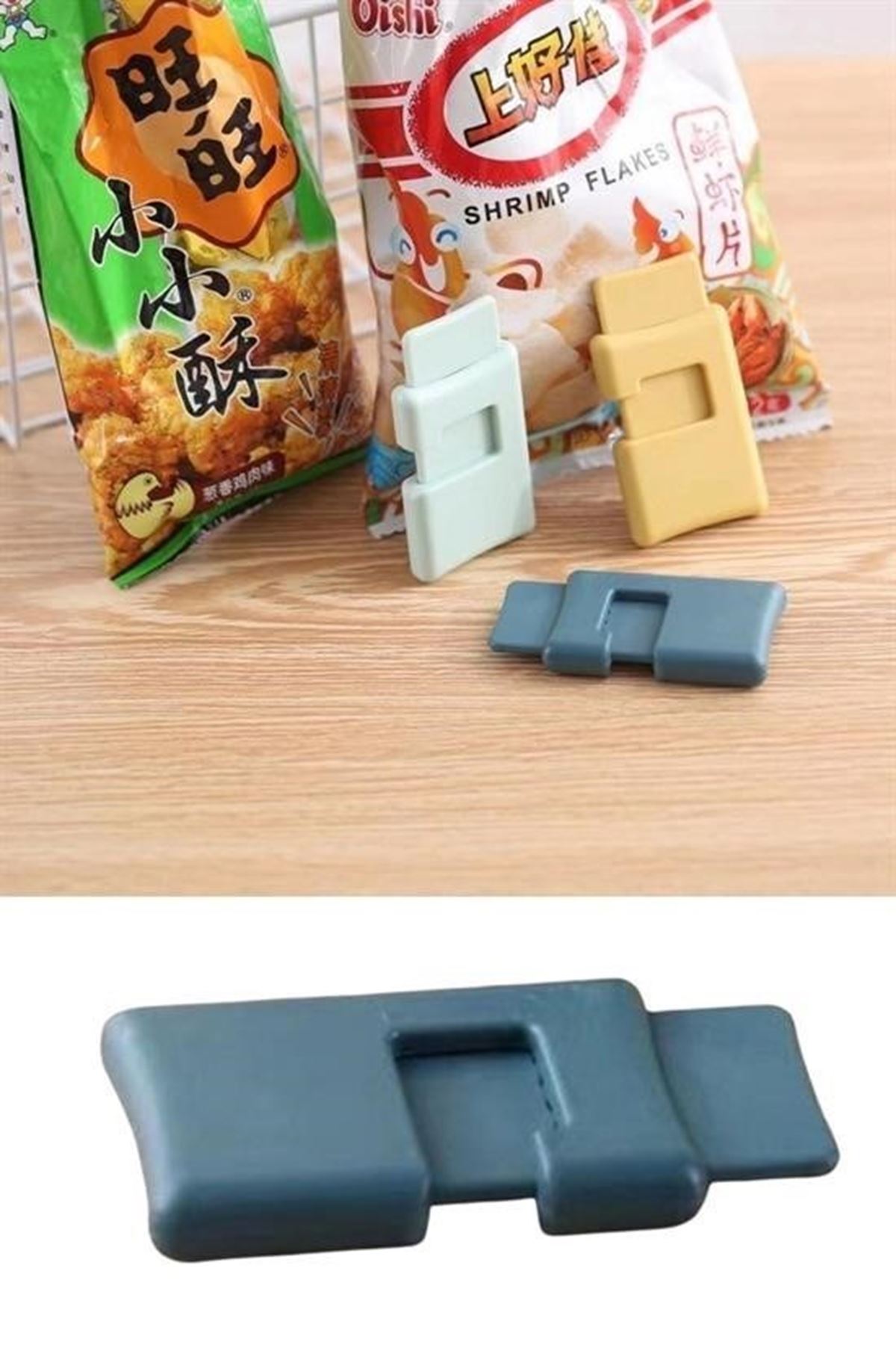 Tbl Dekor®  6lı Hava Sızdırmaz Poşet Torba Ambalaj  Ve Paket Kıstırmalı Kapatma Klipsi