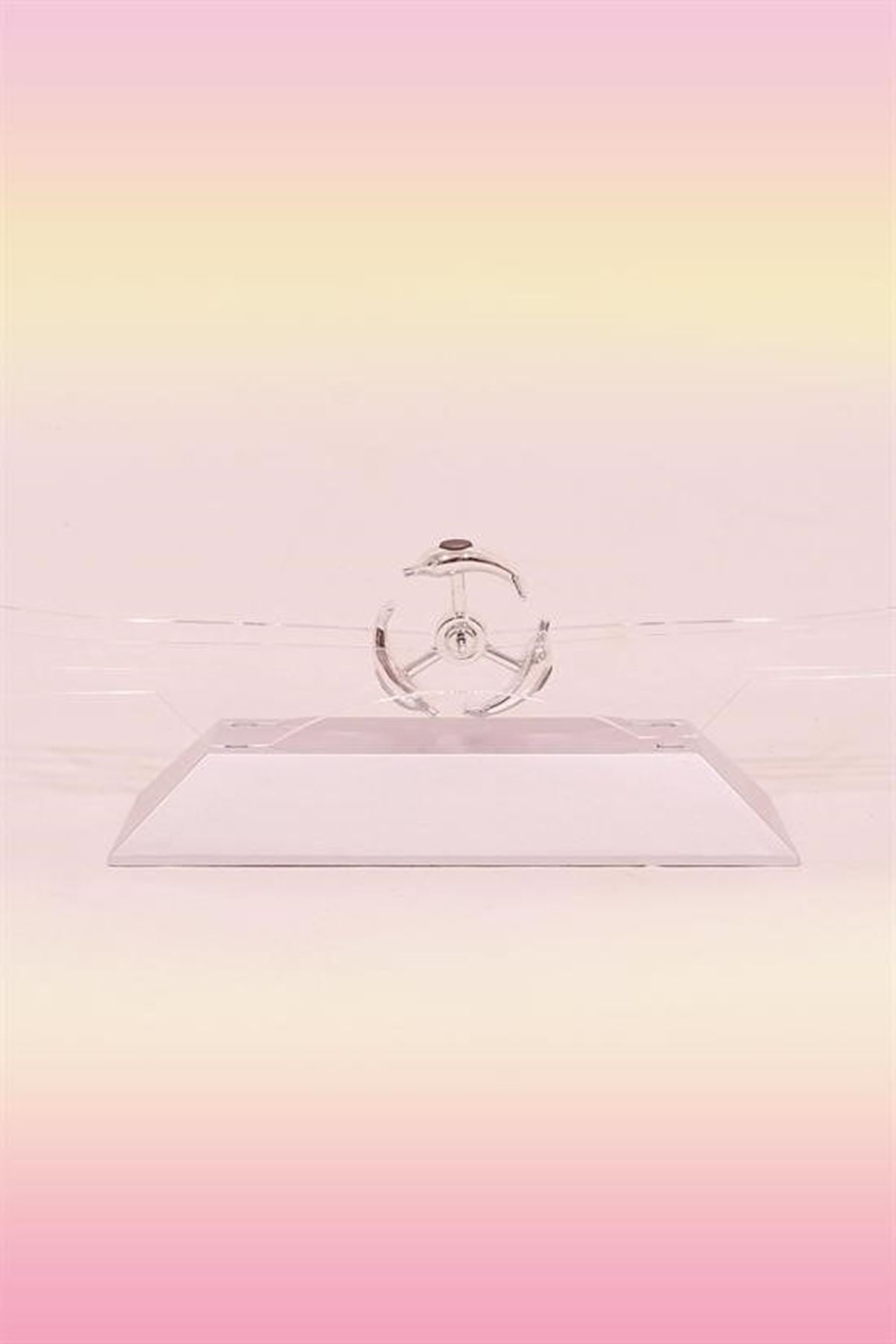 Tbl Dekor® Dekoratif Masa Üstü Obje Manyetik Kinetik Orbital Dönen Yunuslar