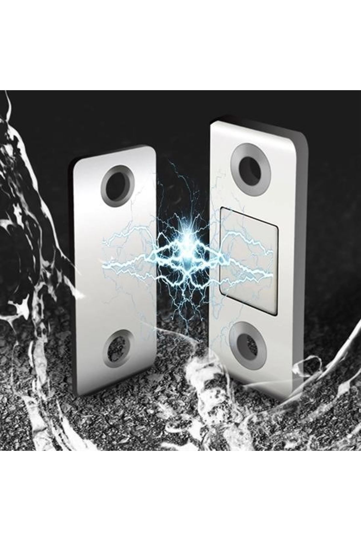 Tbl Dekor® 2 Çift Çok Amaçlı Kapı Kapak Dolap Çekmece Mobilya Durdurucu Kapatıcı Mıknatıslar