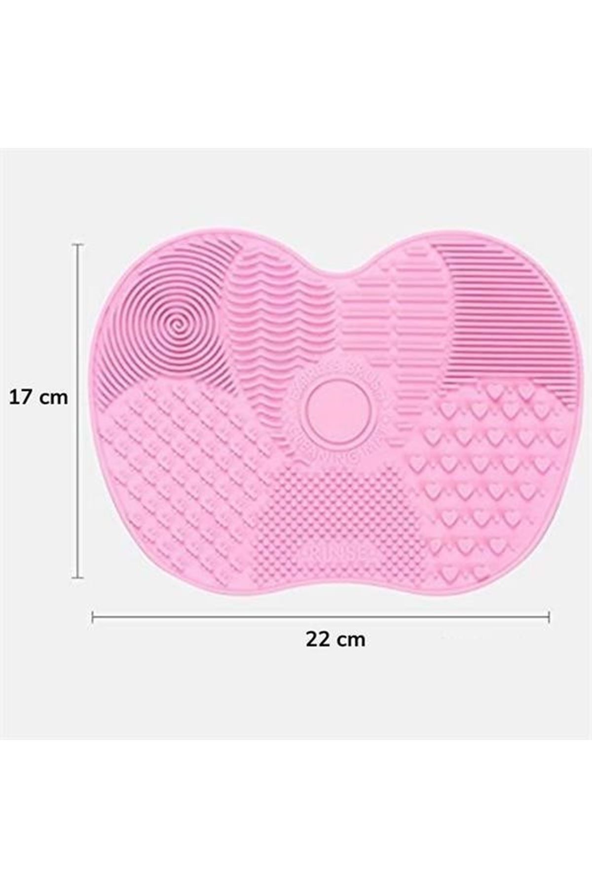 Tbl Dekor® Pratik Kolay Makyaj Fırçası Temizleme Matı Aparatı Aleti