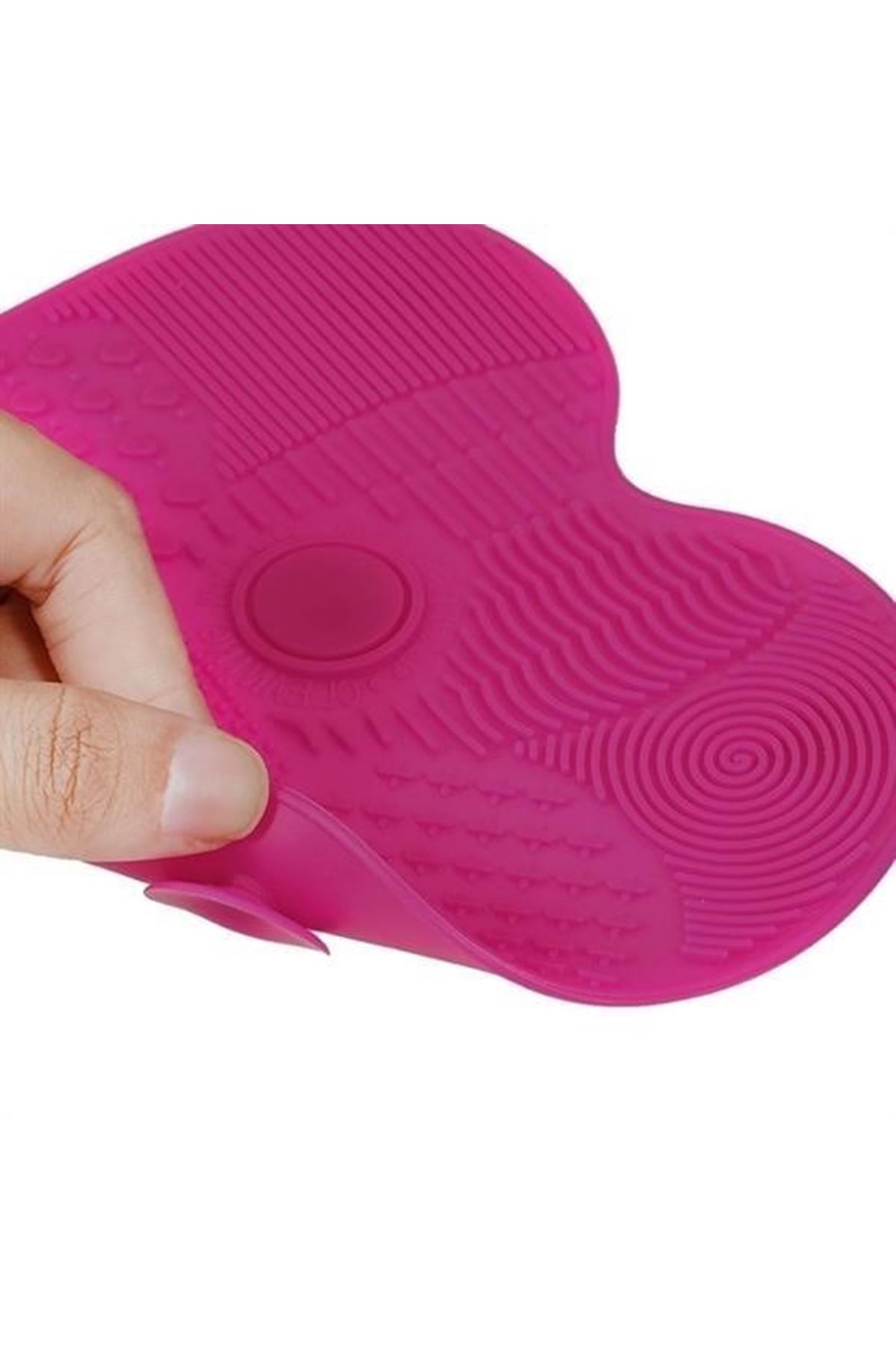 Tbl Dekor® Pratik Kolay Makyaj Fırçası Temizleme Matı Aparatı Aleti