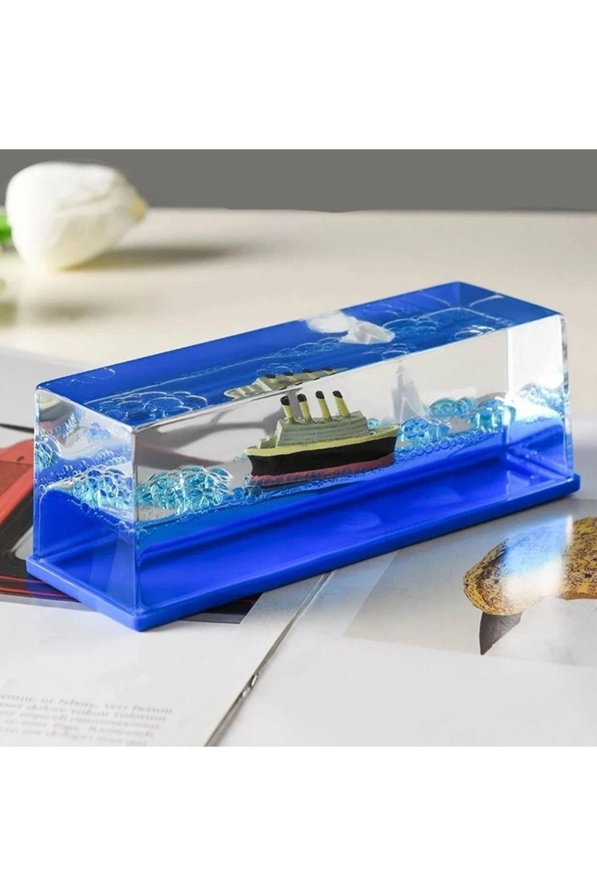 Tbl Dekor®  Batmayan Gemi Hediyelik Dekoratif Ev ve Ofis Hediyesi Özel Aşk Gemisi