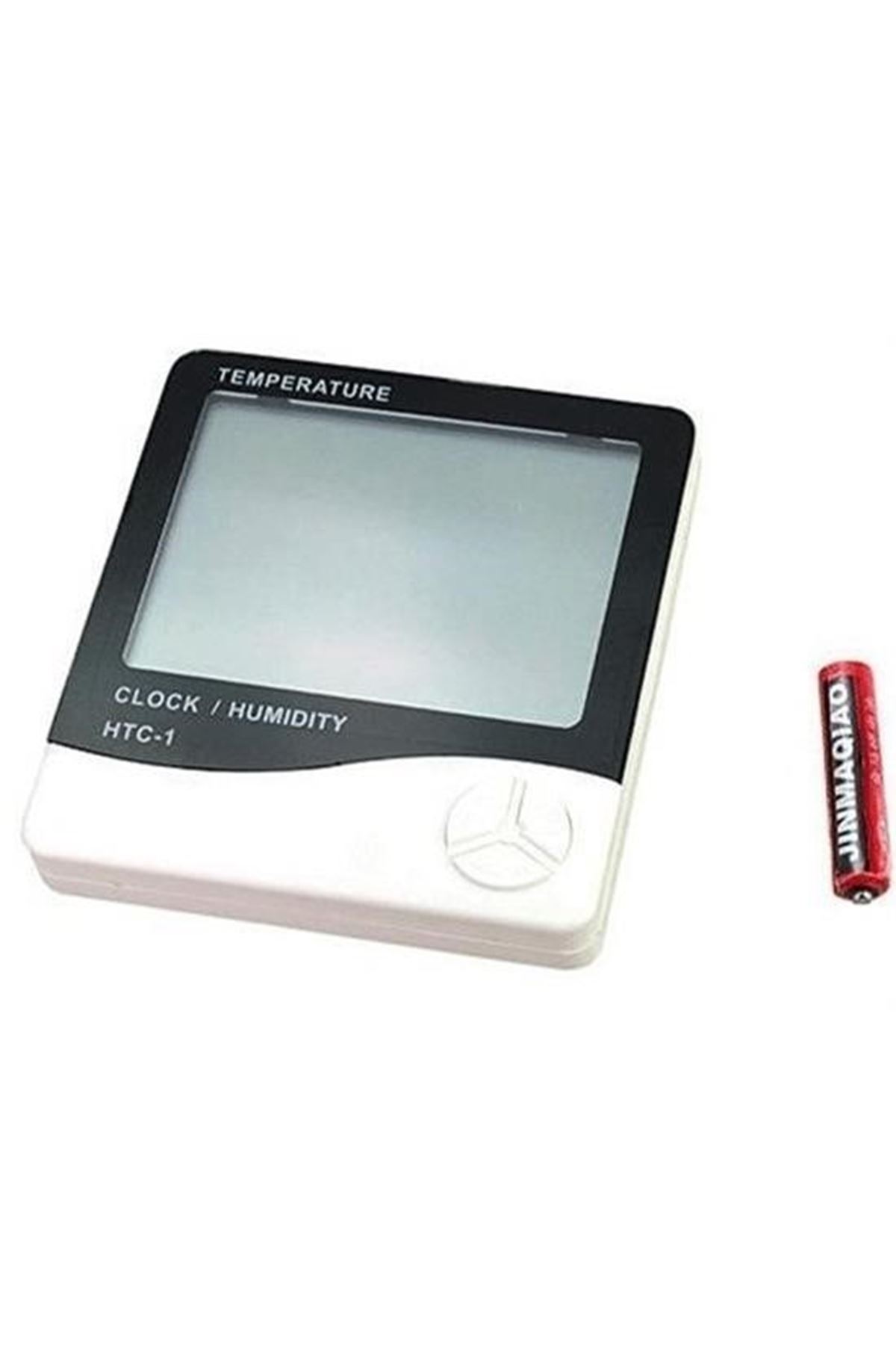 Tbl Dekor® Bebek Odası Masaüstü Dijital Termometre Nem Ölçer Higrometre Saat