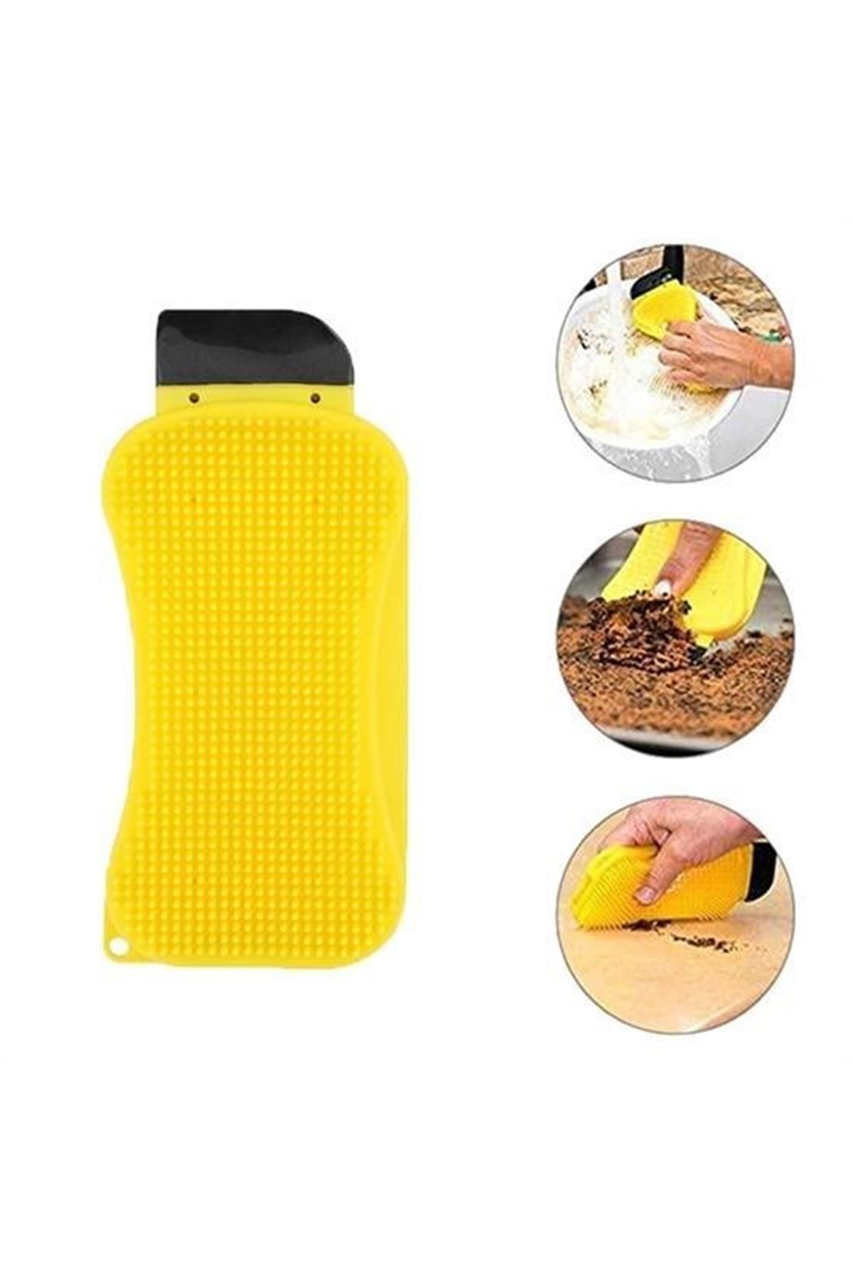 Tbl Dekor® Çok Fonksiyonlu Deterjan Hazneli Pratik Bulaşık Yıkama Fırçası