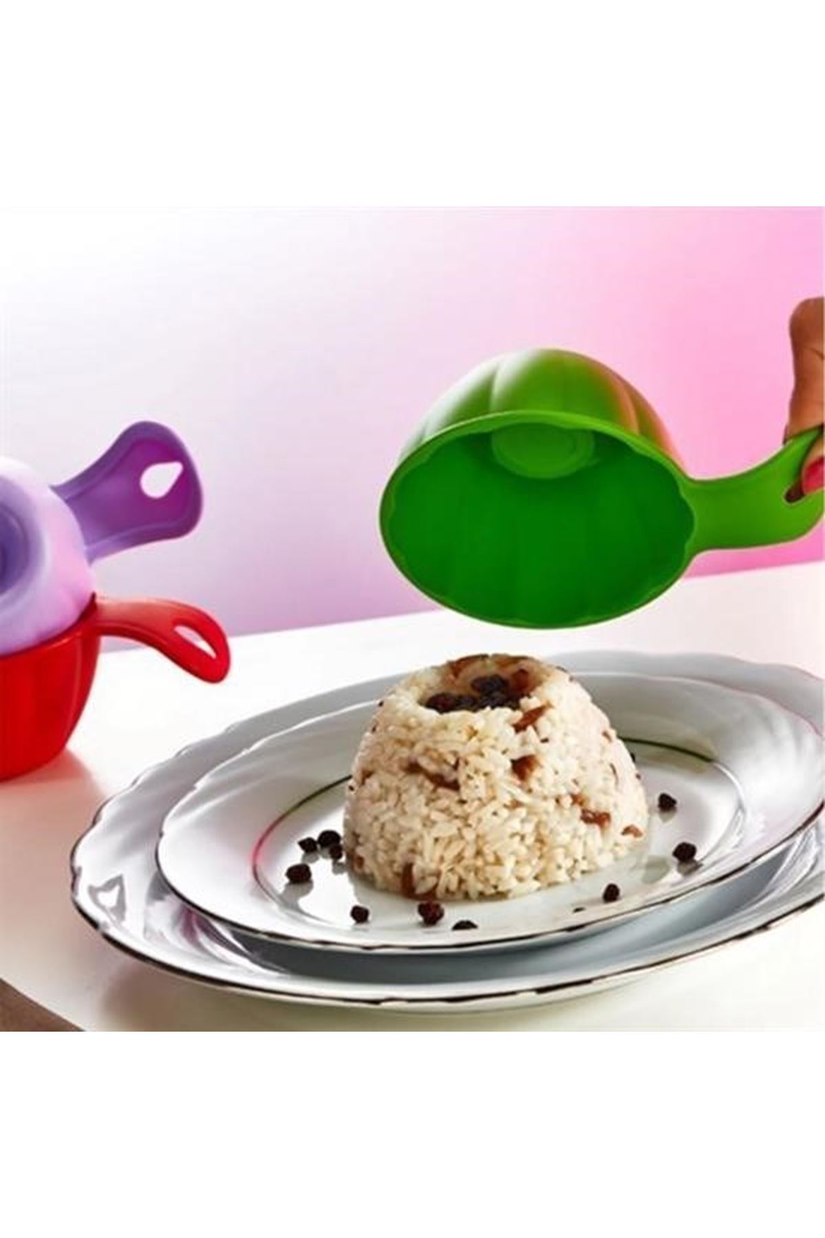 Tbl Dekor® Pilav Ve Helva Şekil Verici Pratik Servis Kalıbı Aleti (2 Adet)