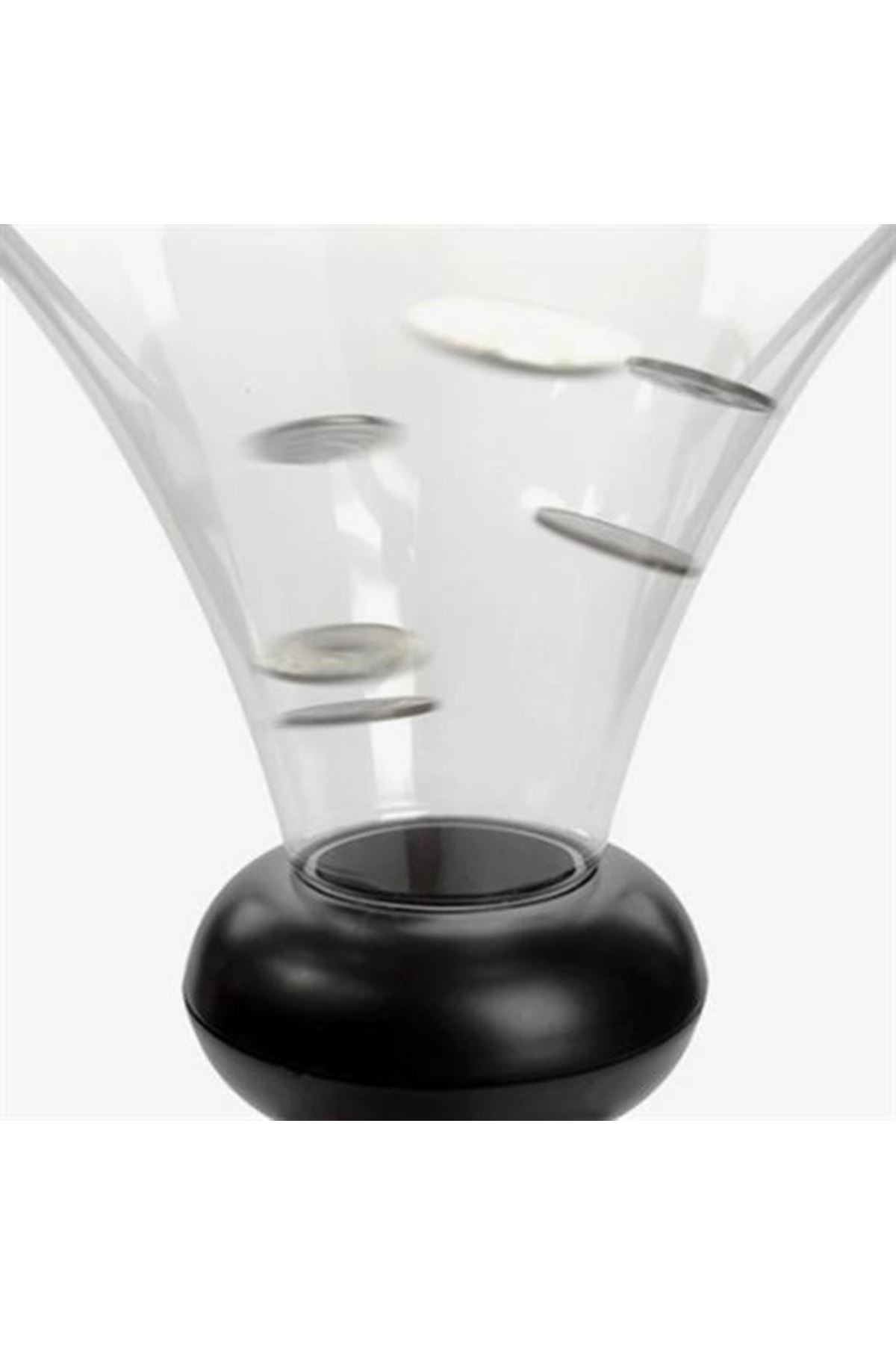 Tbl Dekor® Eğlenceli Huni Şeklinde İlginç Şeffaf Para Biriktirme Kumbarası