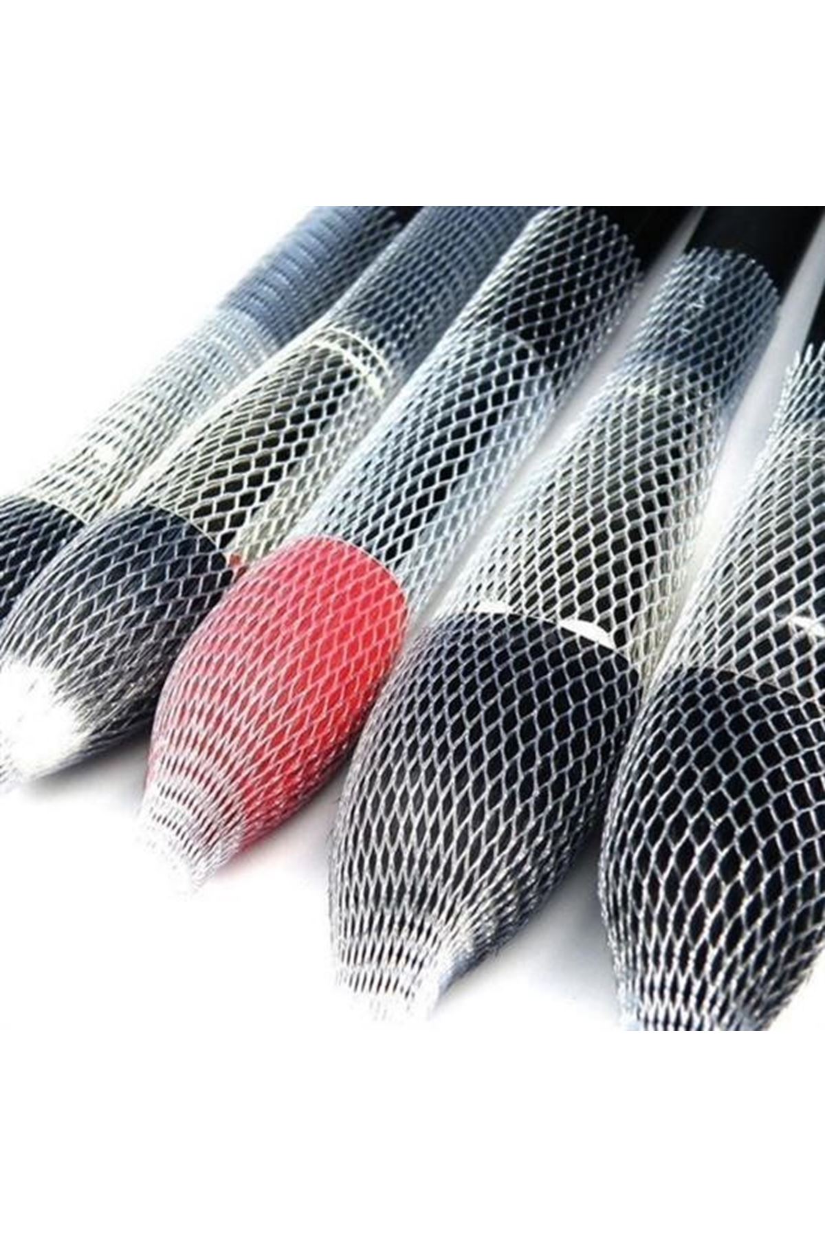 Tbl Dekor® Makyaj Far Allık Kontür Eyeliner Fırça Malzemeleri Ürünleri Koruyucu File Kapak Örgü Kılıf S