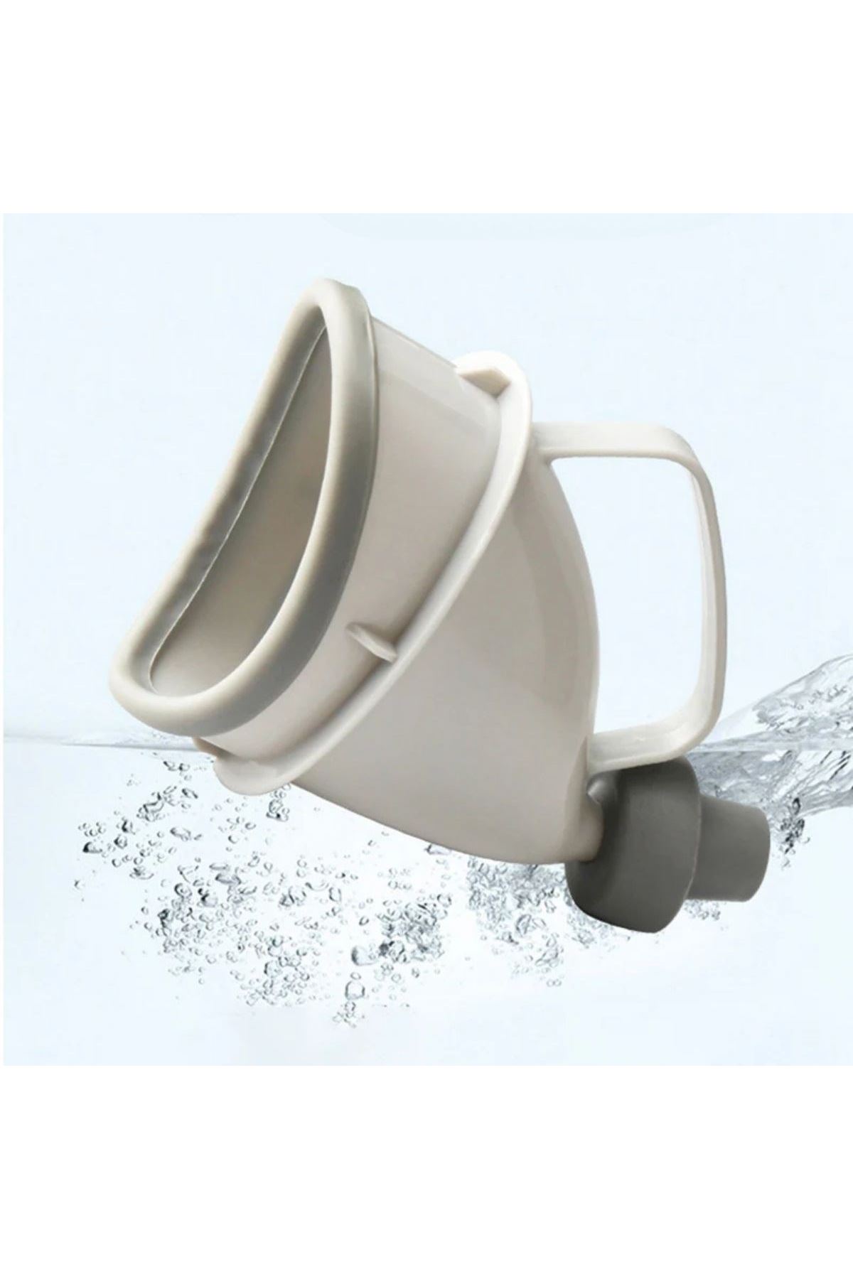 Tbl Dekor® Unisex Taşınabilir Hijjenik Seyahat Tuvalet Aparatı Seyahat Tuvalet Hunisi