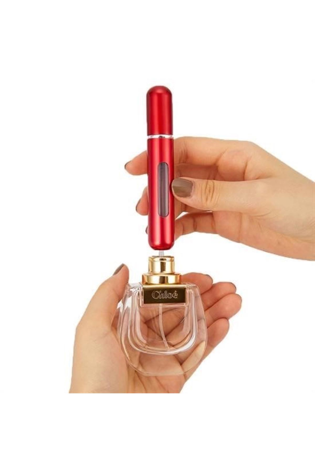 Tbl Dekor Parfüm Şişesinden Dolabilir Yedek Cep Parfüm Şişesi Aparatı