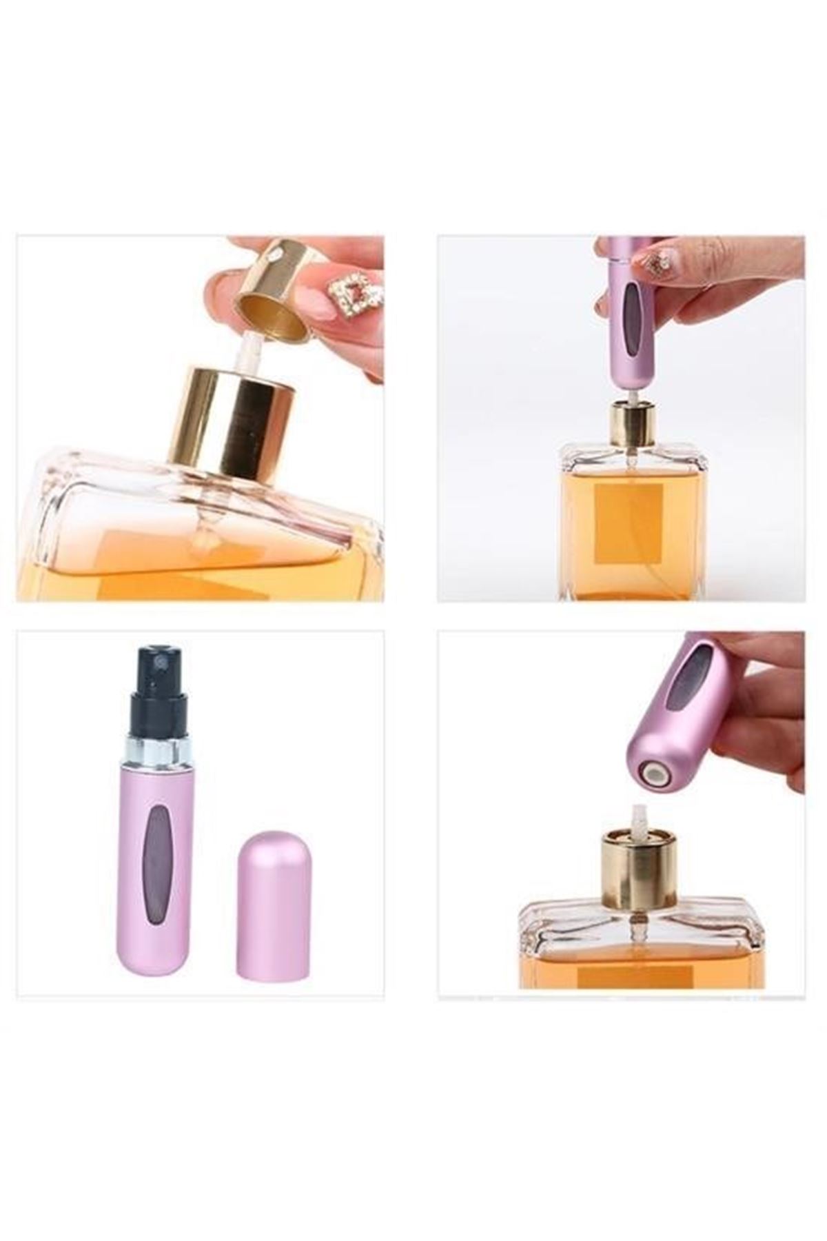 Tbl Dekor Parfüm Şişesinden Dolabilir Yedek Cep Parfüm Şişesi Aparatı