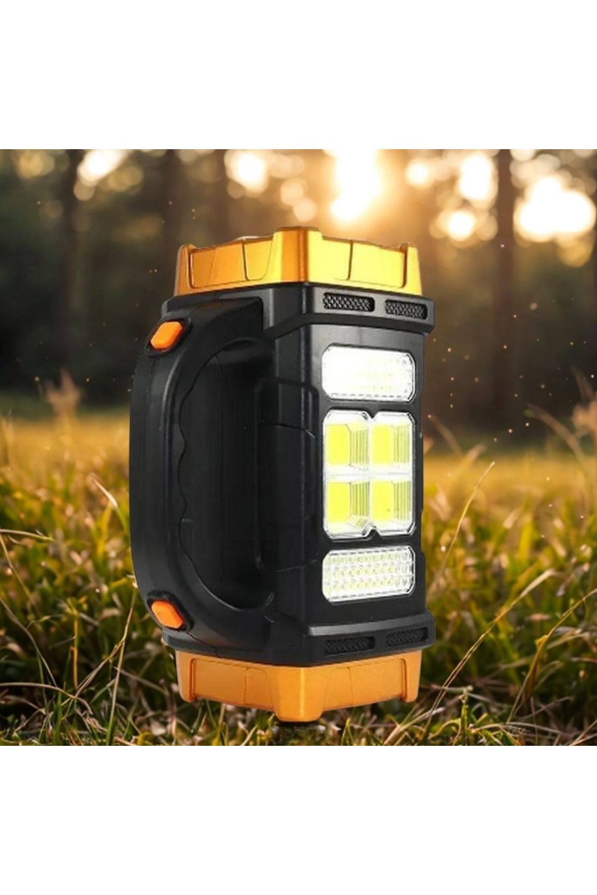 Tbl Dekor® Çok Fonksiyonlu Elde Güneş Enerjili Lamba – 38W