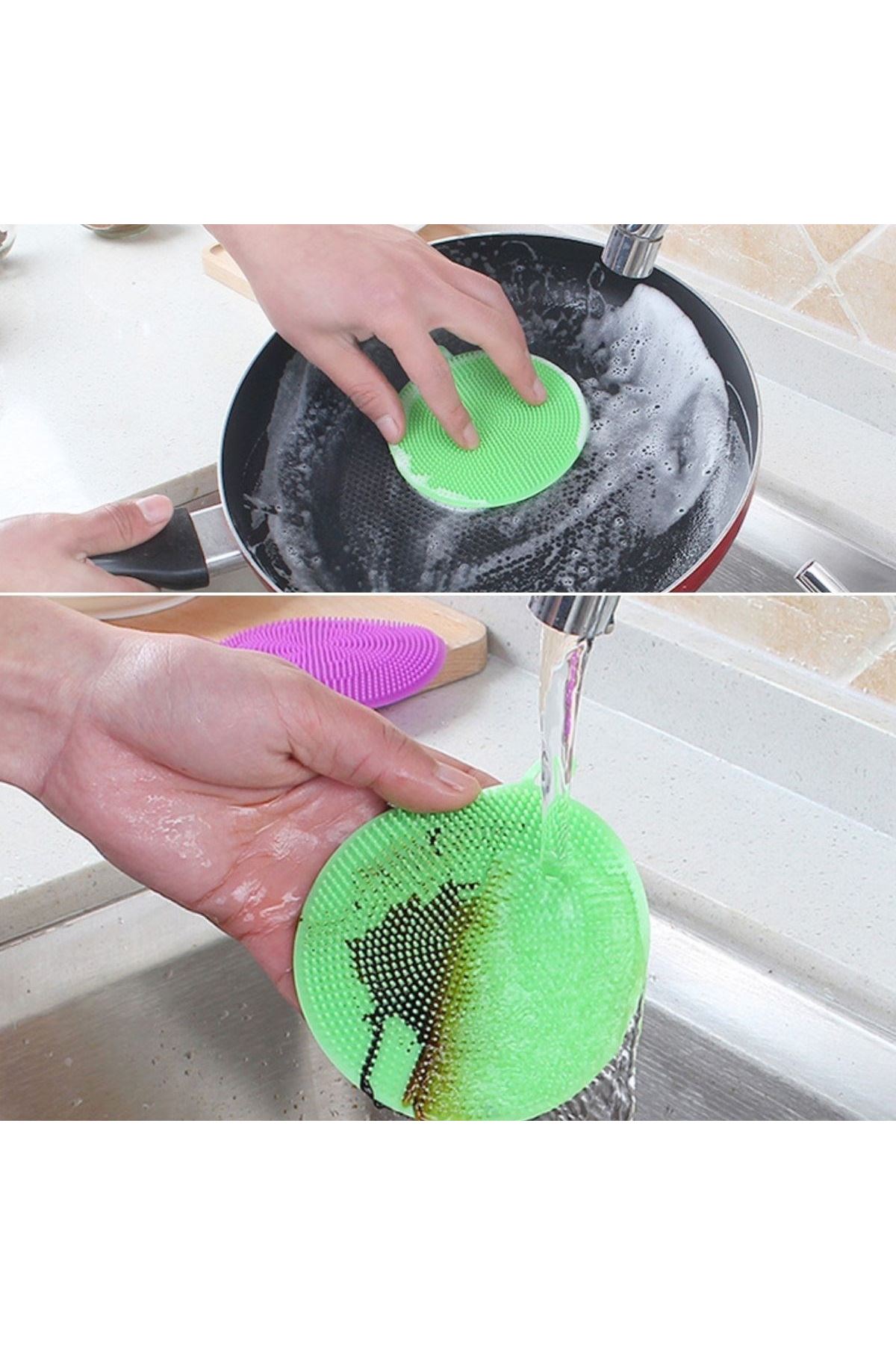 Tbl Dekor® 2'li Kir Tutmaz Tırtıklı Yüzey Bulaşık Yıkama Pedi