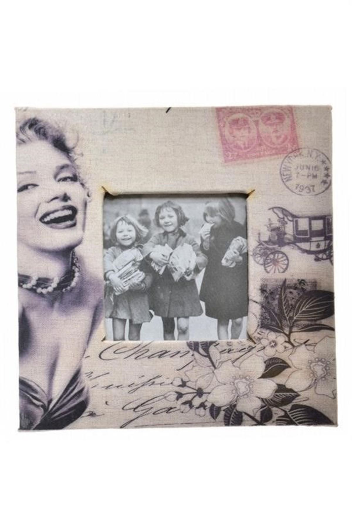 Tbl Dekor® Decotown Marilyn Monroe Tasarım Ahşap Resim Fotoğraf Çerçevesi