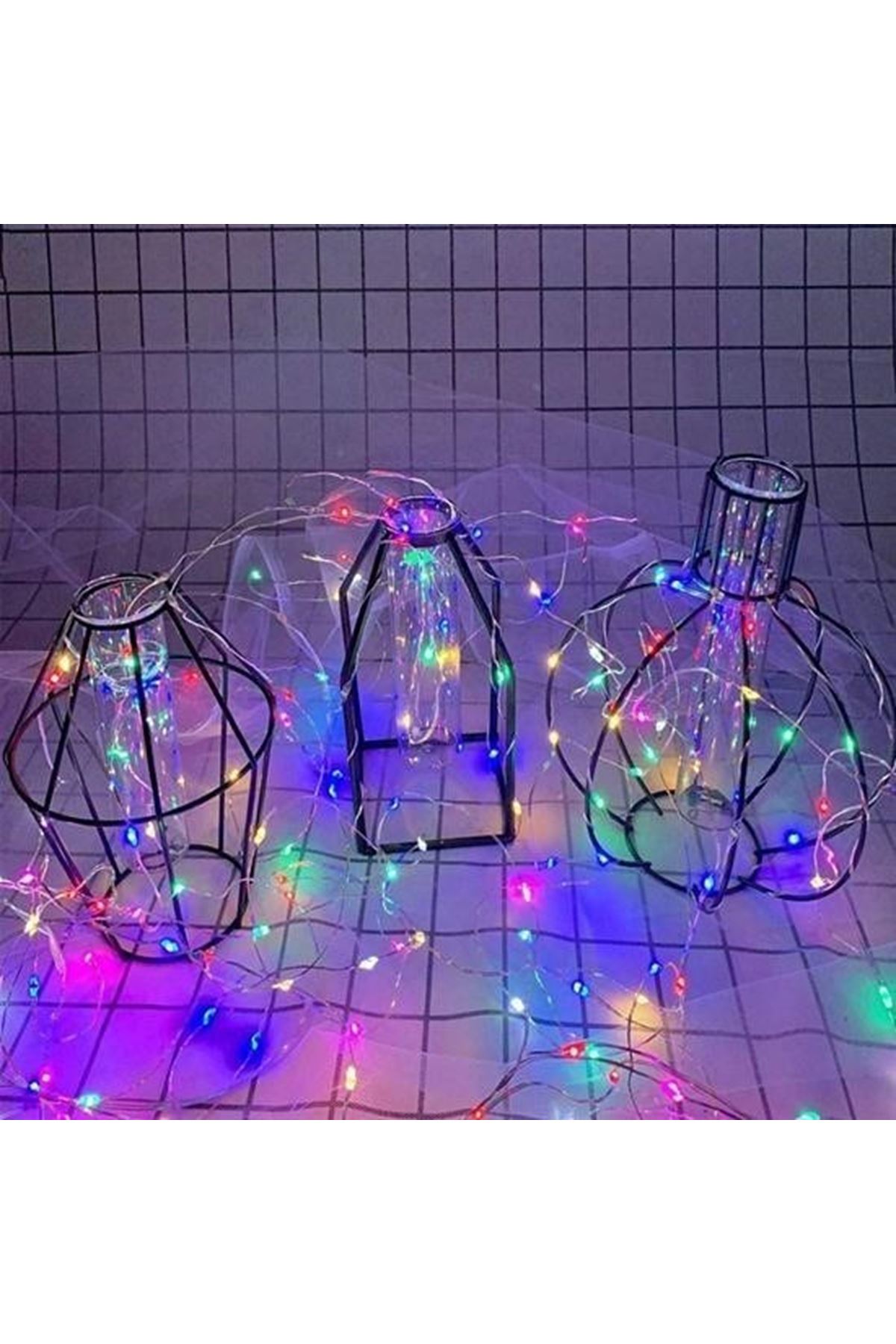 Tbl Dekor® Pilli Dekoratif Peri Led Işık 3 Metre (RGB) Gaming Aydınlatma