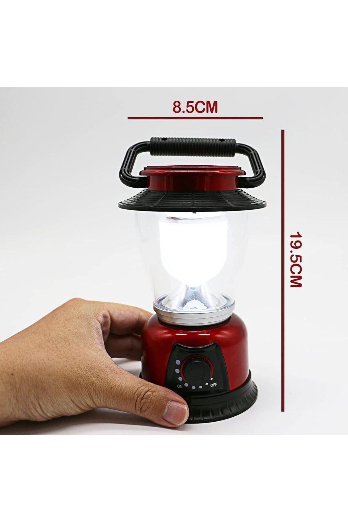 Tbl Dekor®  Ledli Kamp Lambası Pilli Ayarlı LED Işıldak Aydınlatma GSH-6077