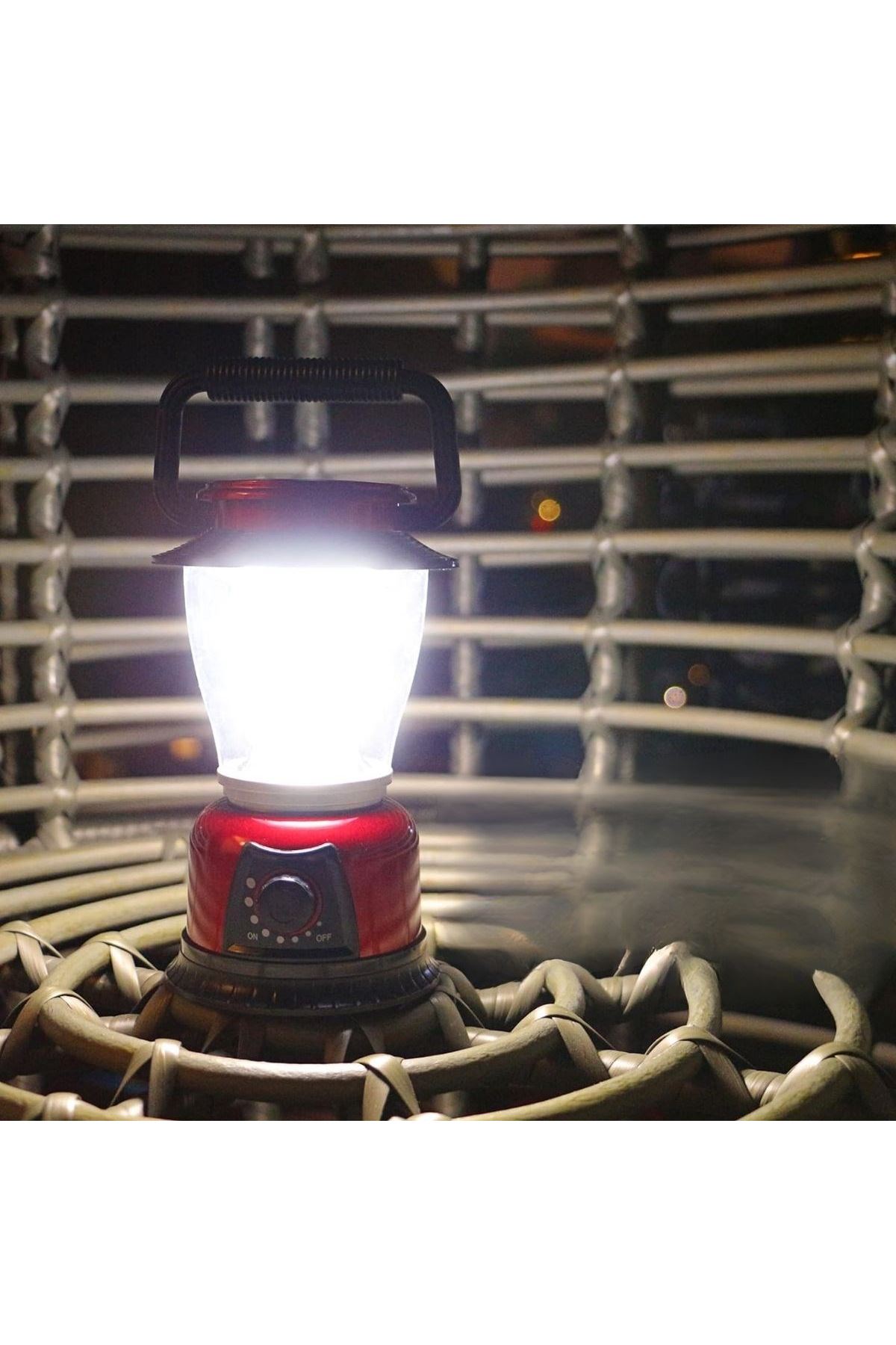 Tbl Dekor®  Ledli Kamp Lambası Pilli Ayarlı LED Işıldak Aydınlatma GSH-6077