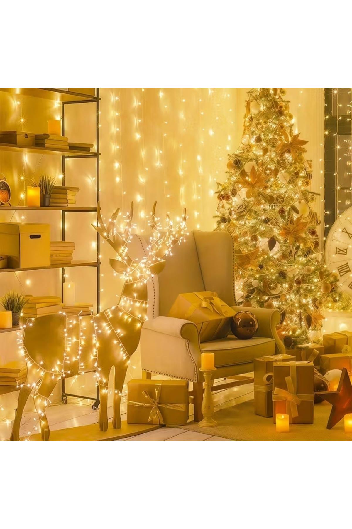 Tbl Dekor® Günışığı Renk 5 Farklı Işık Modlu 10 Metre Eklemeli Dekor Boncuk Model Dekoratif Led