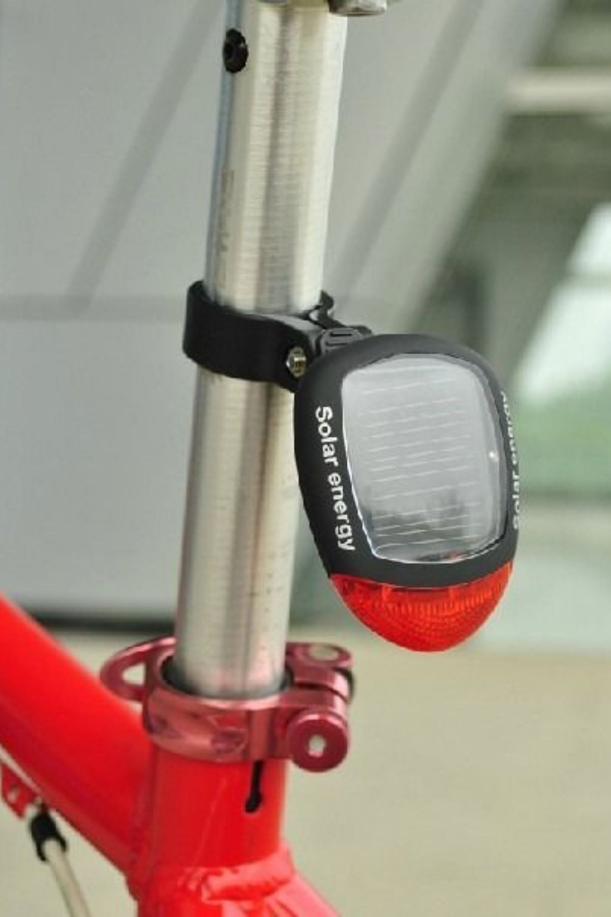 Tbl Dekor® LED Güneş Enerjisi ile Şarj Edilebilir Bisiklet Kuyruk Lambası Solar Bisiklet Lambası