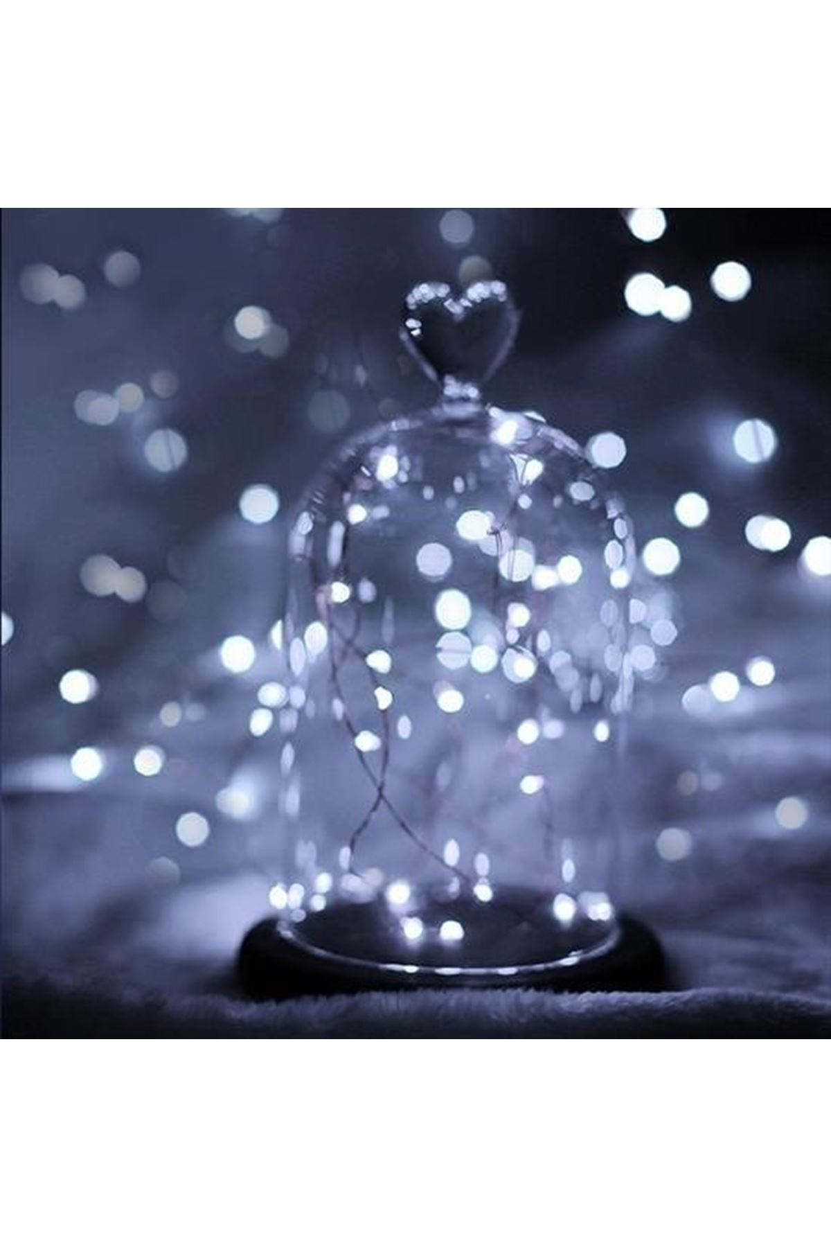 Tbl Dekor® Pilli 5 metre Dekoratif Peri Led Beyaz Aydınlatma Süsleme Lambası