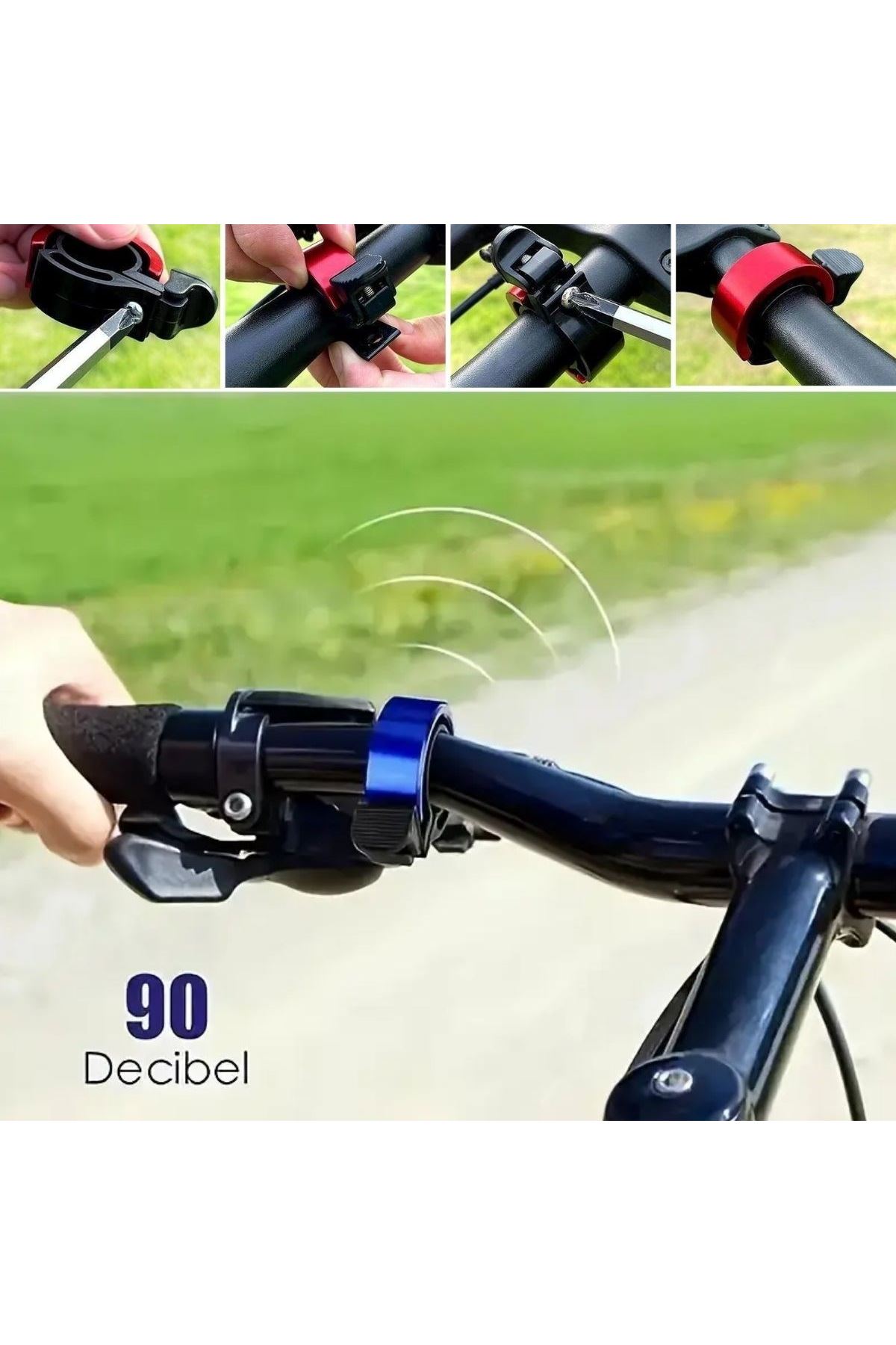 Tbl Dekor® Ultra-Yüksek Sesli Alüminyum Alaşımlı Bisiklet Zili