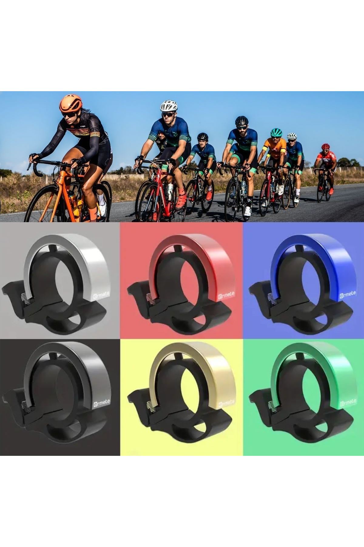 Tbl Dekor® Ultra-Yüksek Sesli Alüminyum Alaşımlı Bisiklet Zili