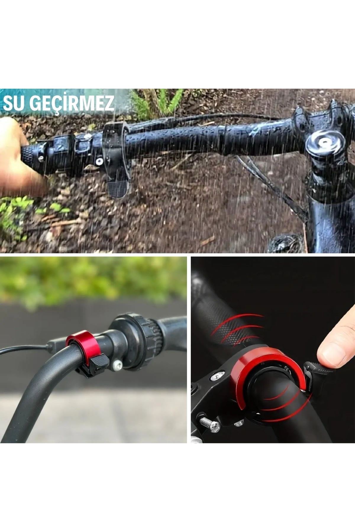 Tbl Dekor® Ultra-Yüksek Sesli Alüminyum Alaşımlı Bisiklet Zili